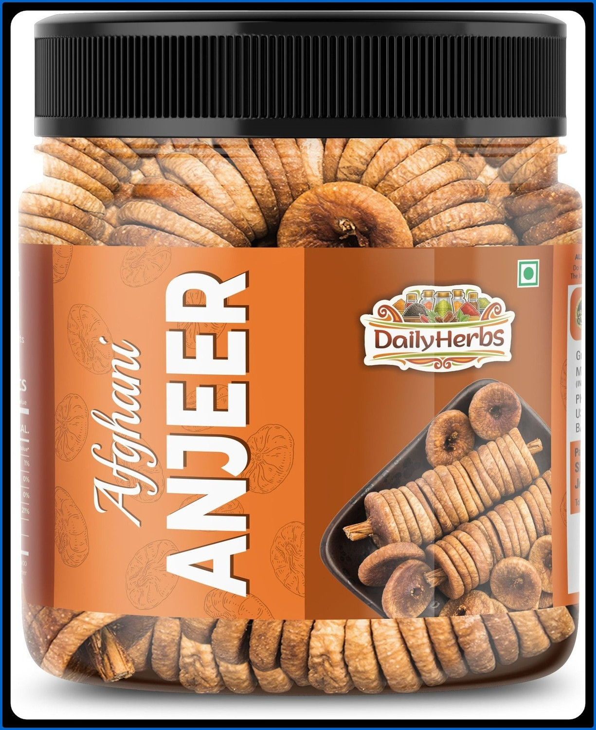 Image of HENLEY Premium Natural Afghani Anjeer 1kg | Rich in Iron | Fibre & Vitamins Dry Figs Figs (1 x 1000 g)