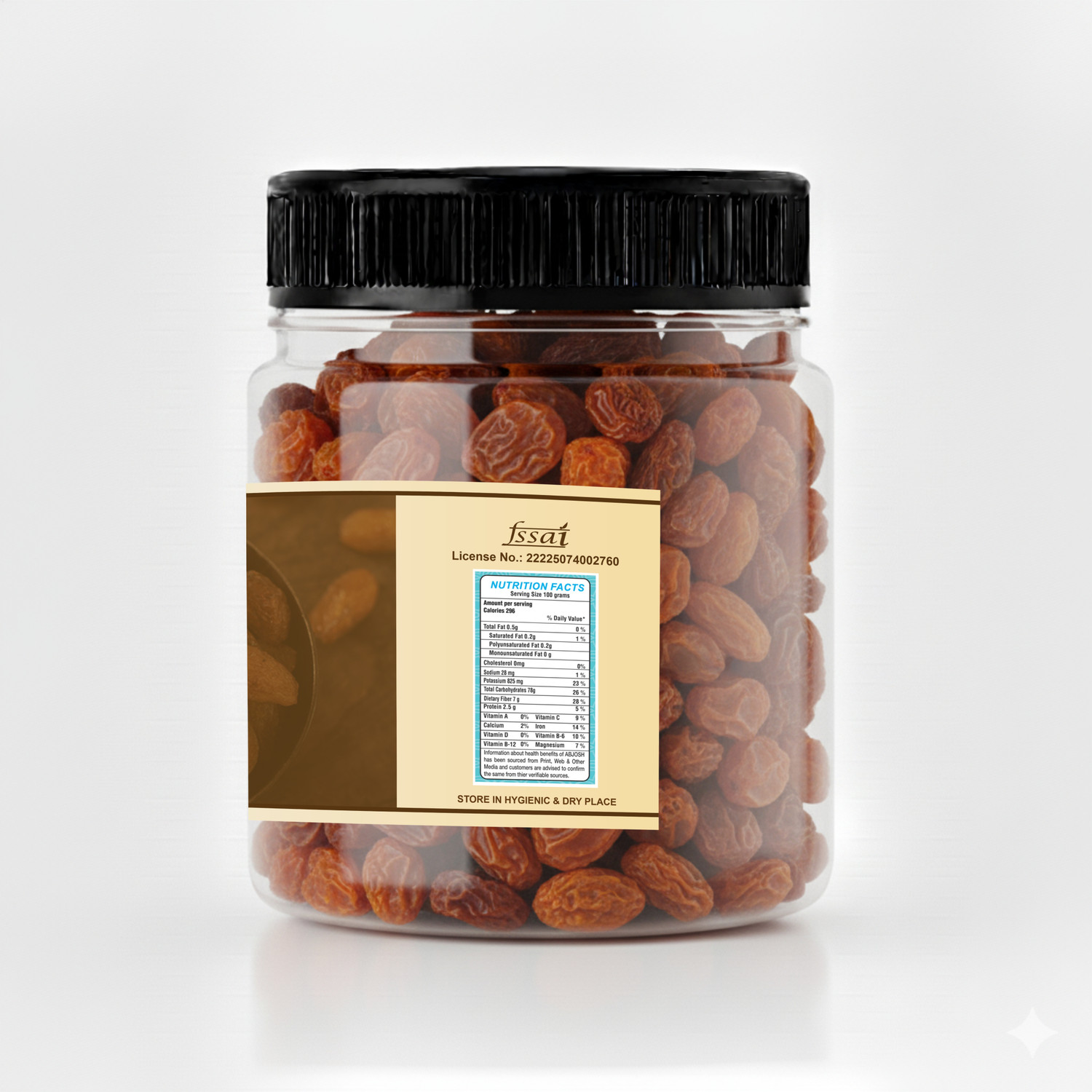 Image of SYLVANUTS Premium Munakka Raisins (500g) | Natural Energy Booster | Digestion Support Raisins (1 x 500 g)