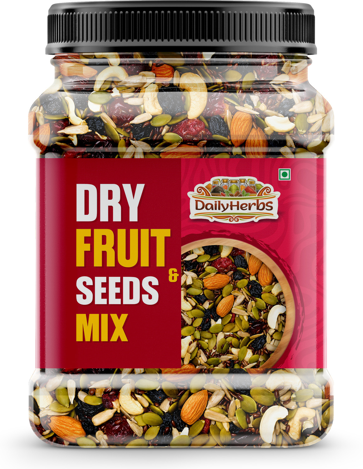 Image of NatureSpun Healthy Nutmix 250g | Almonds, Cashews, Raisins, Dates, Amla, Apricots, Assorted Seeds & Nuts (1 x 250 g)