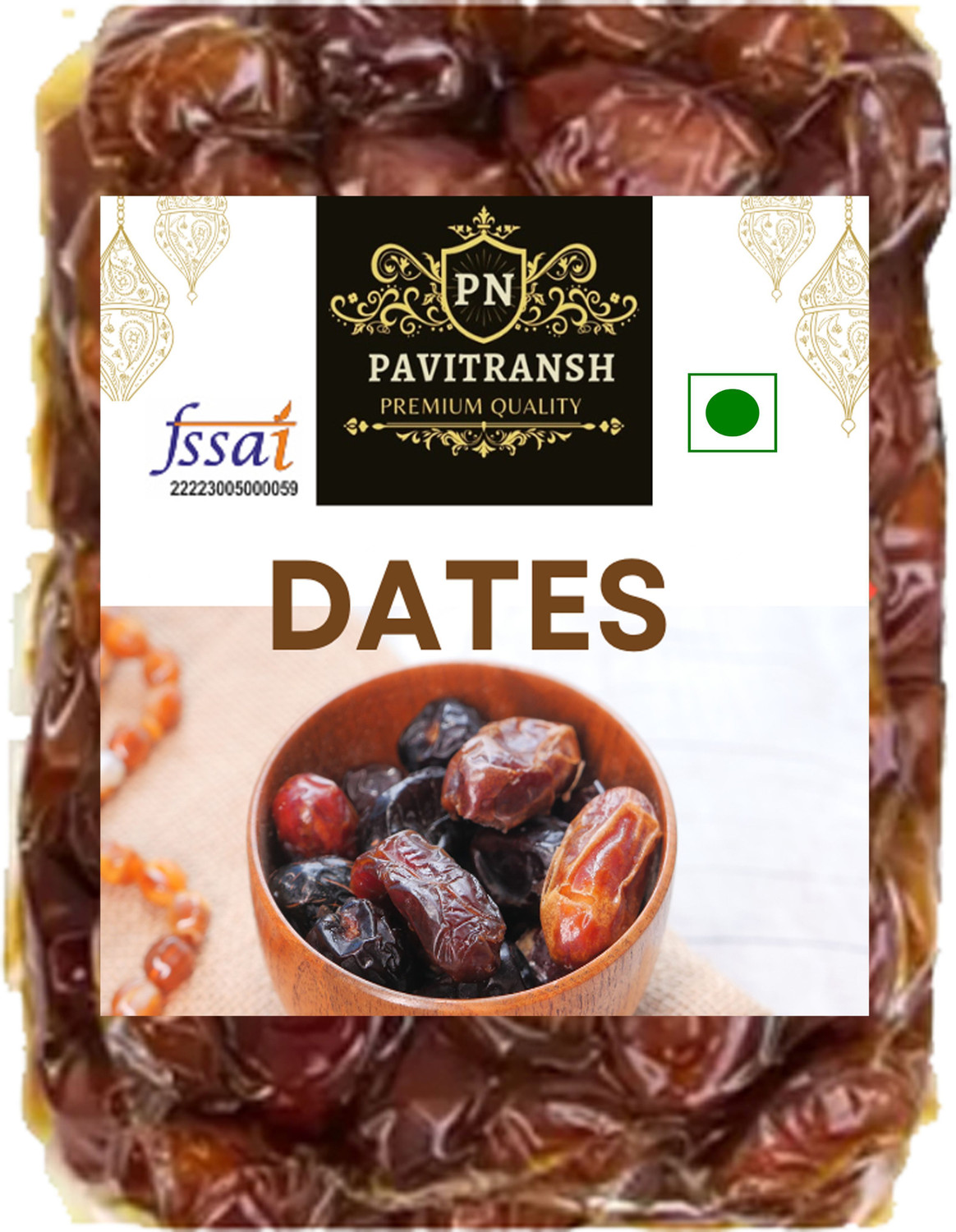 pavitransh Organic Arabian Dates 200g - Image 1