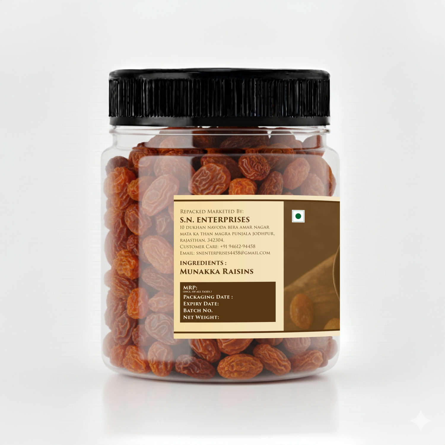 Image of SYLVANUTS Premium Munakka Raisins (500g) | Natural Energy Booster | Digestion Support Raisins (1 x 500 g)