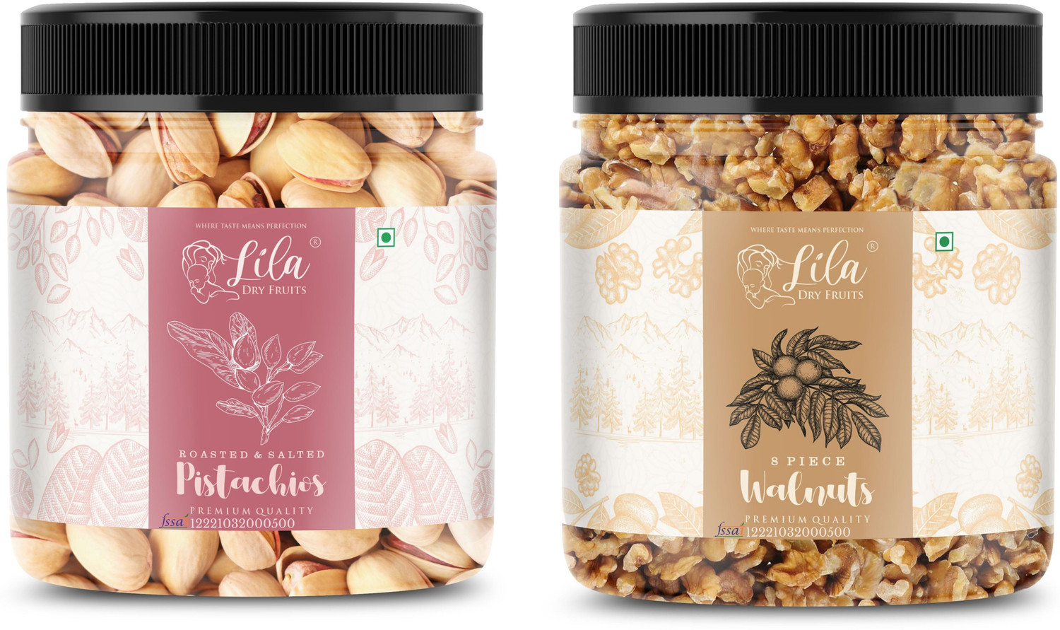 Image of NutriBites Walnut With Shell Pouch | Whole Walnuts | Fresh & Natural Dry Fruits Walnuts (1 x 500 g)