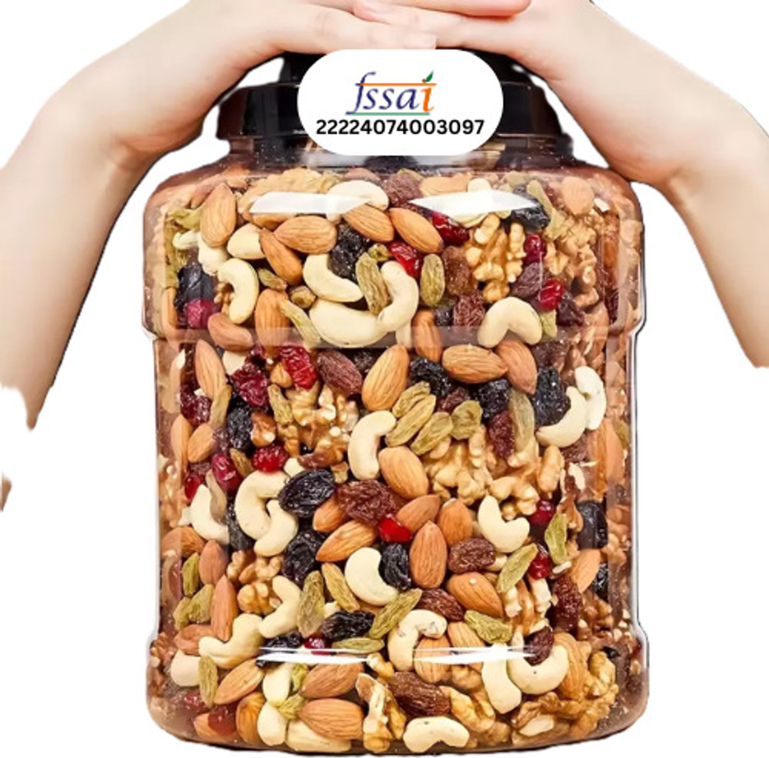 TREAT TREASURE Mix Dry Fruit | Panchmeva |Dryfruit mix|dryfruit mix ,dryfruits Assorted Fruit, Assorted Seeds & Nuts (1 x 500 g) - Image 1