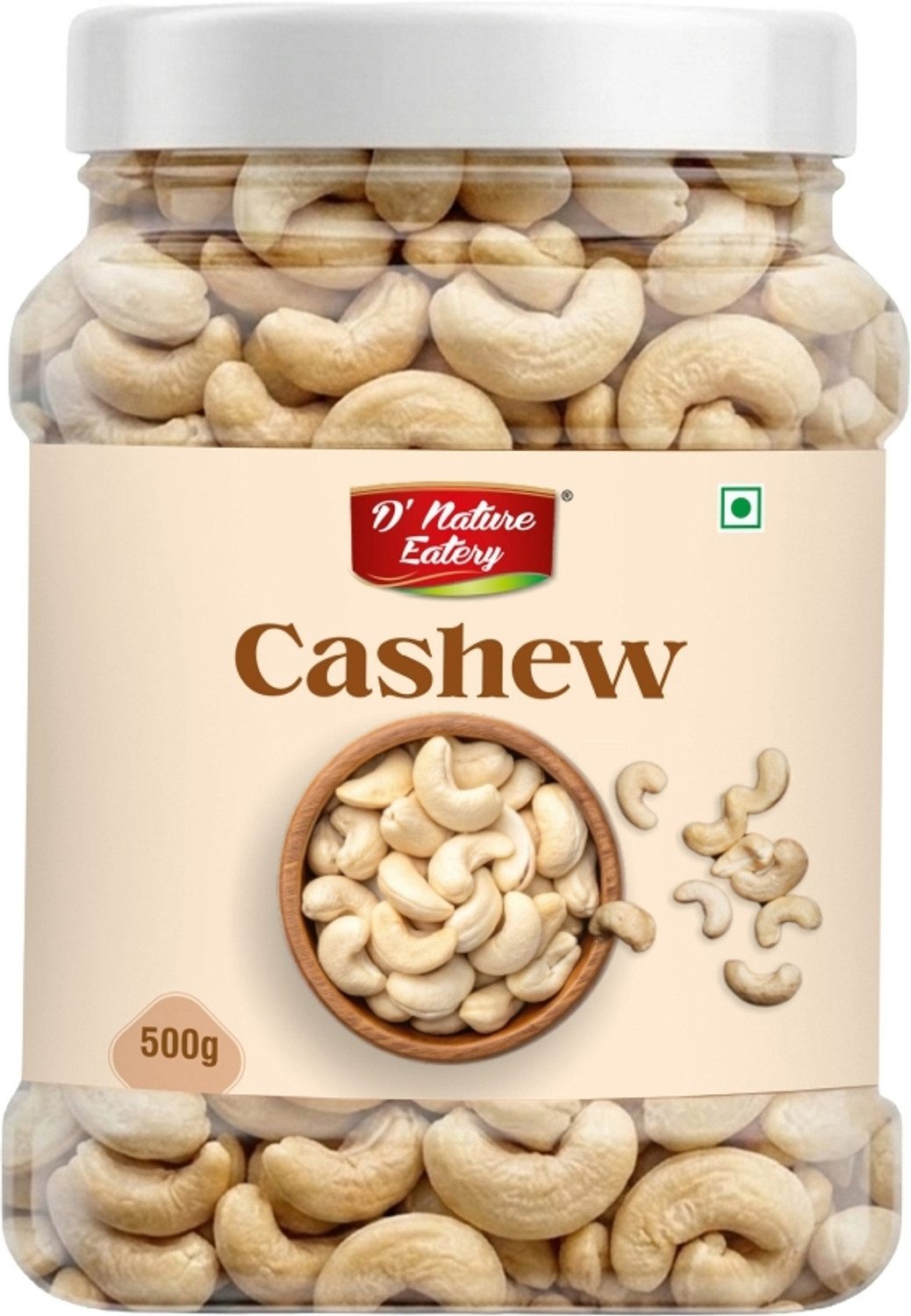 Image of Ratnam Shop Premium Salt Roasted CASH Cashews, Kernels (1 x 250 g)