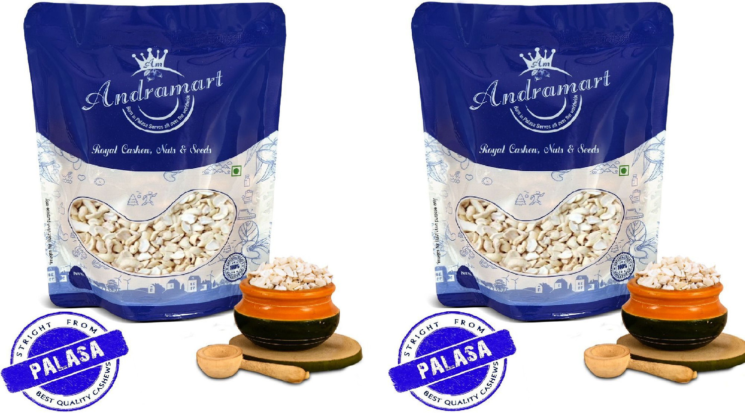 Image of Pramix Organic Whole Kaju / Dry Fruits Cashews Nuts 250gm Cashews (1 x 250 g)