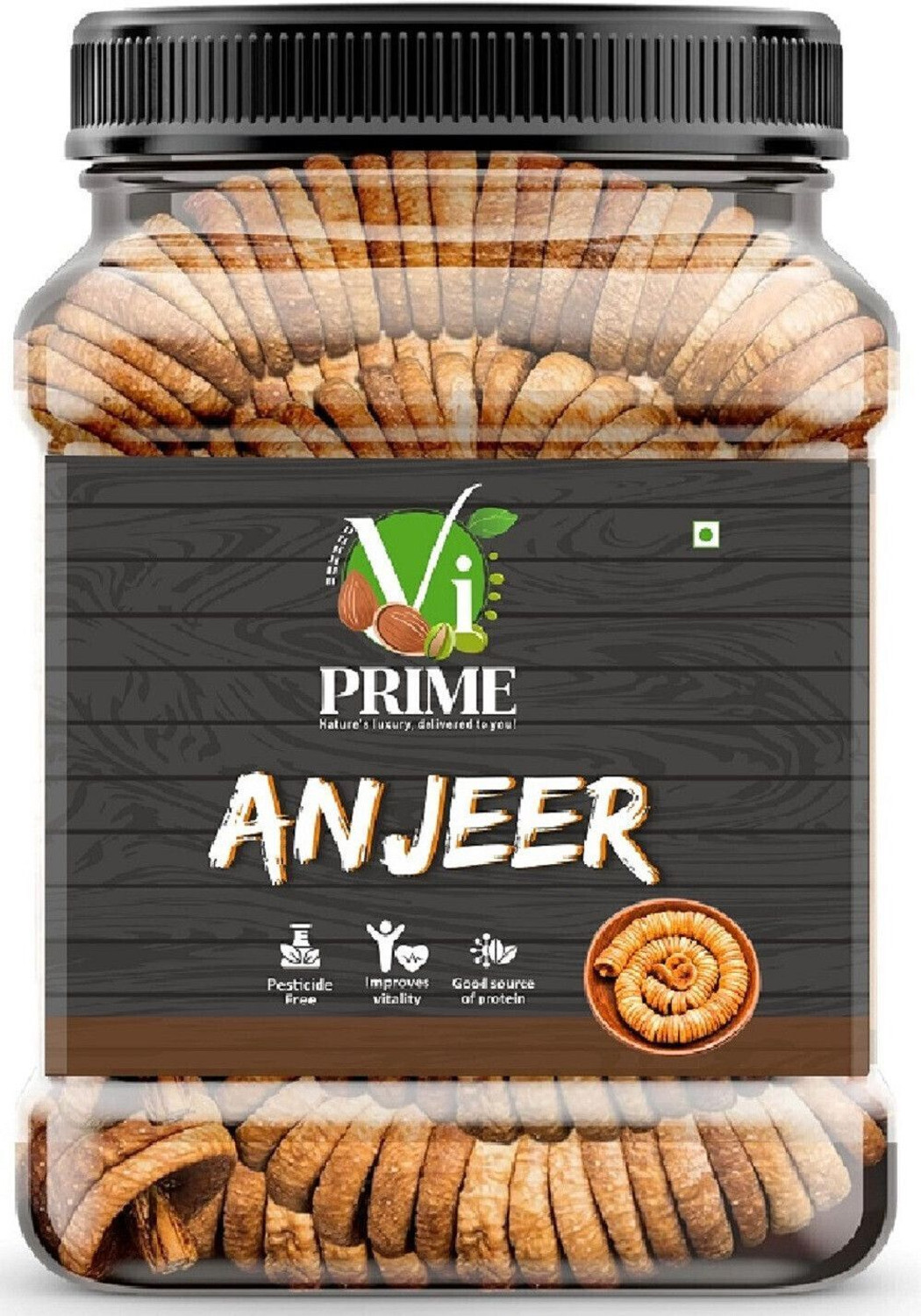 Image of VI PRIME Dried Figs | Afghani Anjeer Dry Fruits | Medium Size Anjir Figs (1 x 1 kg)