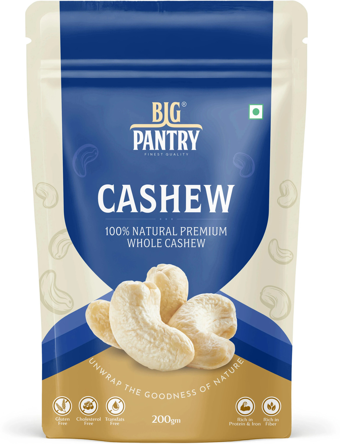 Image of Nature Purify Dry Fruit Combo (Almond + Cashew + Raisins + Apricot) - 200gm Each Almonds, Cashews, Raisins, Apricots (4 x 200 g)