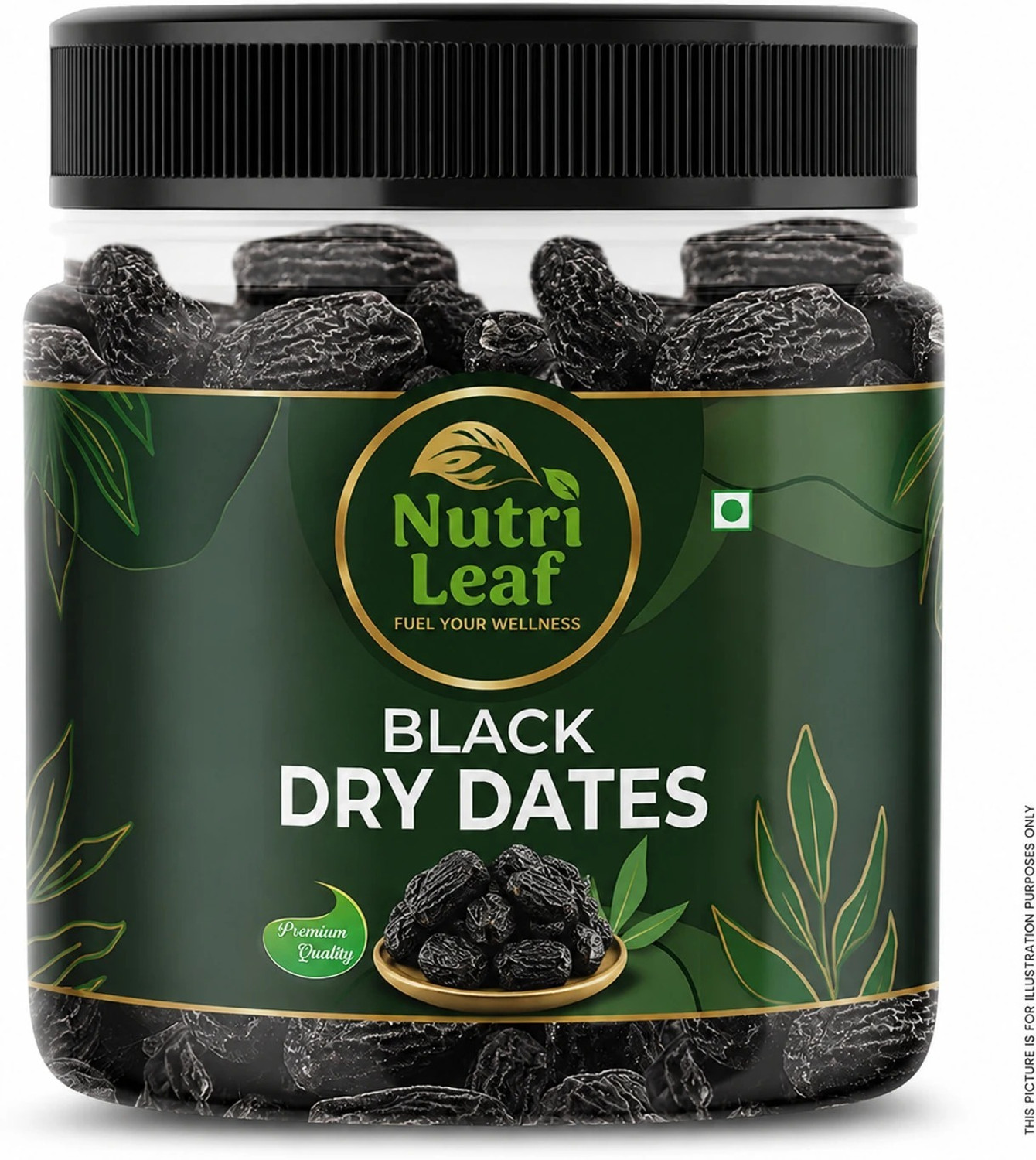 Image of Golden Tree Premium Ajwa Dates, Khajur, Khajoor, Juicy & Delicious Khajoor, Instant Energy Dry Dates (1 x 400 g)