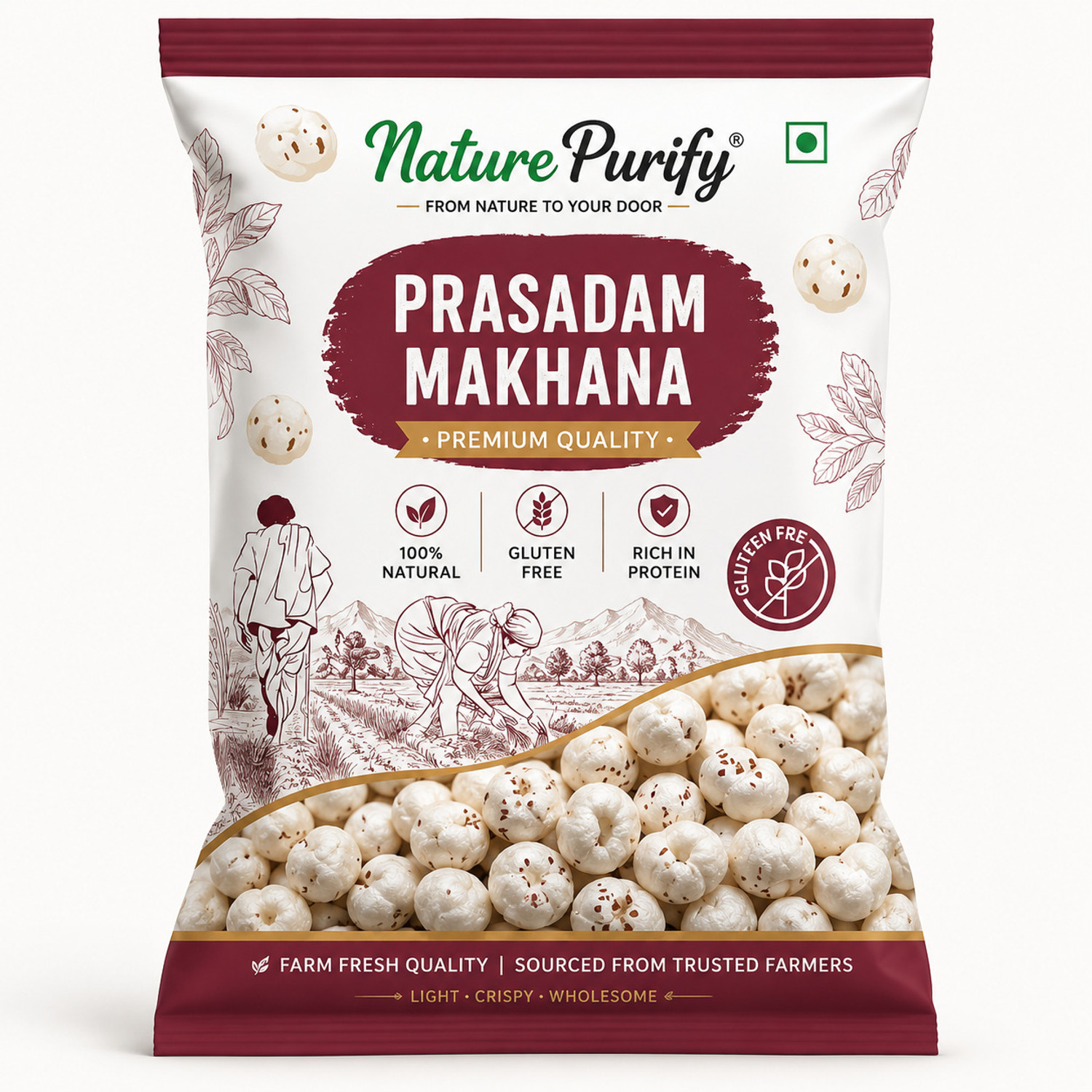 Image of Nature Purify Natural Californian Walnut Kernels ( Akhrot Giri ) Walnuts (1 x 900 g)