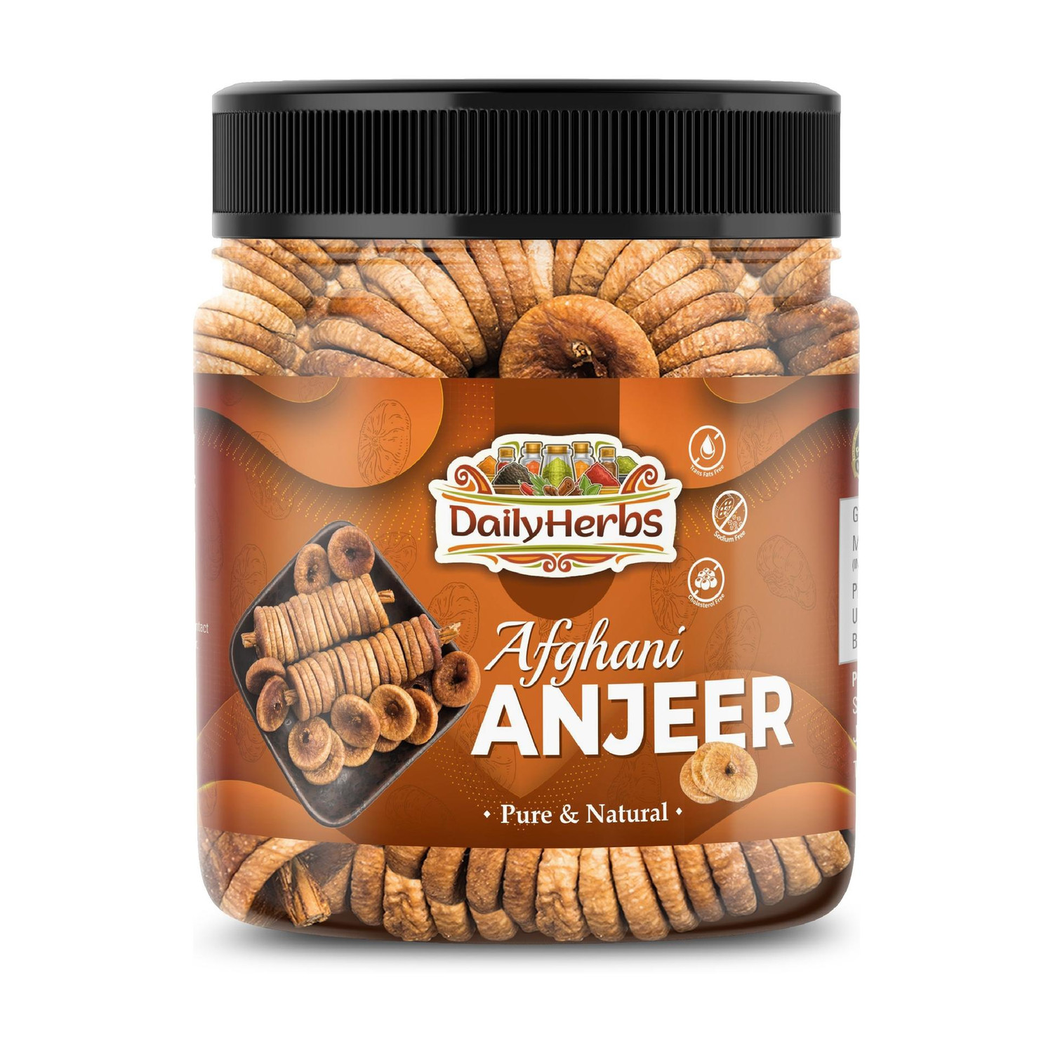 Image of Mv platter Premium Quality Anjeer (Figs) - 100% Organic and Natural Dried Figs Figs (1 x 1 kg)