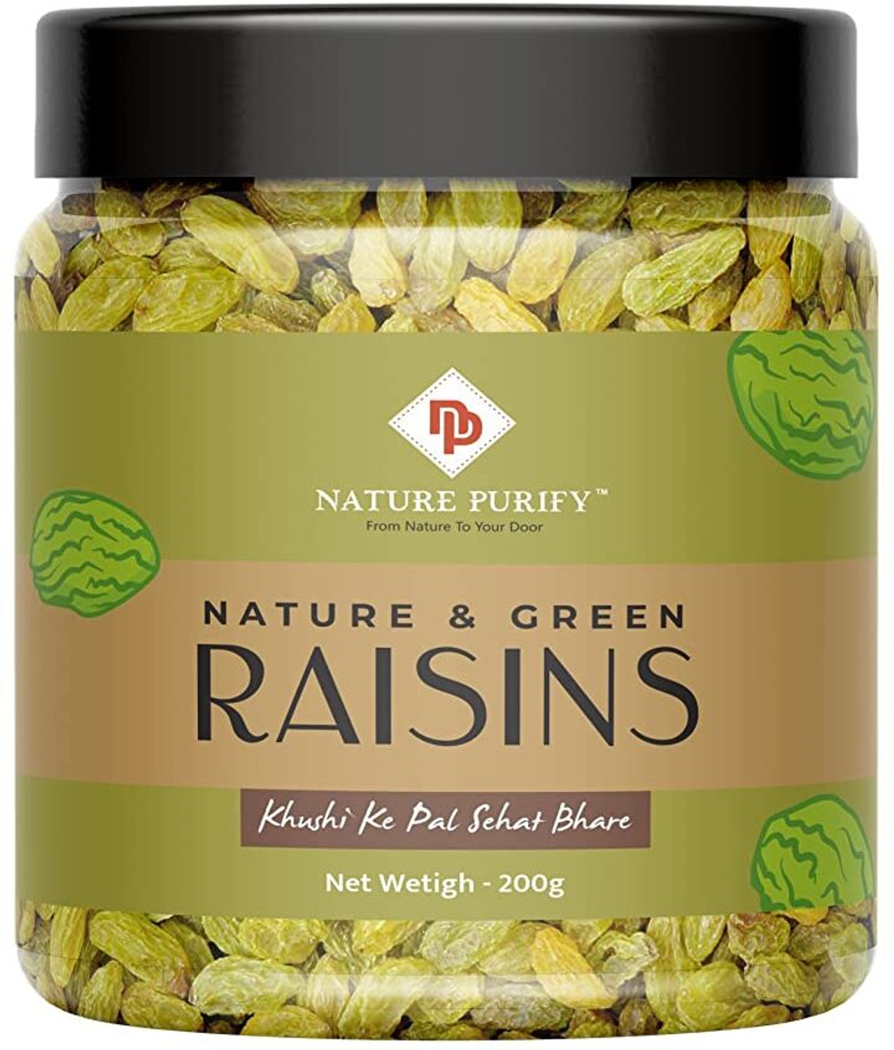 Image of Nature Purify Dry Fruit Combo (Almond + Cashew + Raisins + Apricot) - 200gm Each Almonds, Cashews, Raisins, Apricots (4 x 200 g)