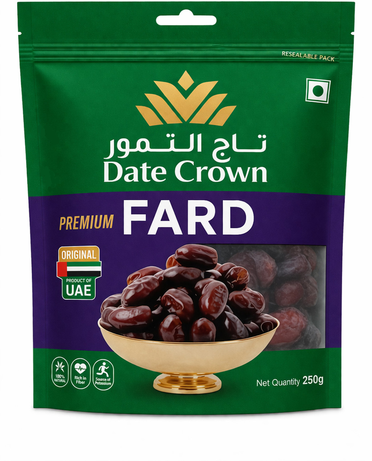 Image of DATE CROWN FardPremium Dates (1 x 250 g)