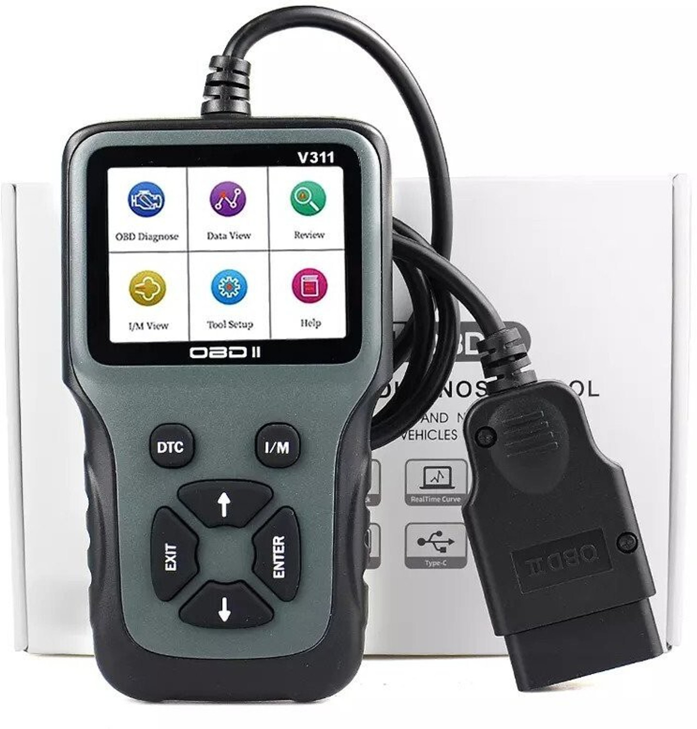 Image of Xsentuals V311 BS6 Bike OBD II Scanner Tool w /t Circuit Tester OBD Reader