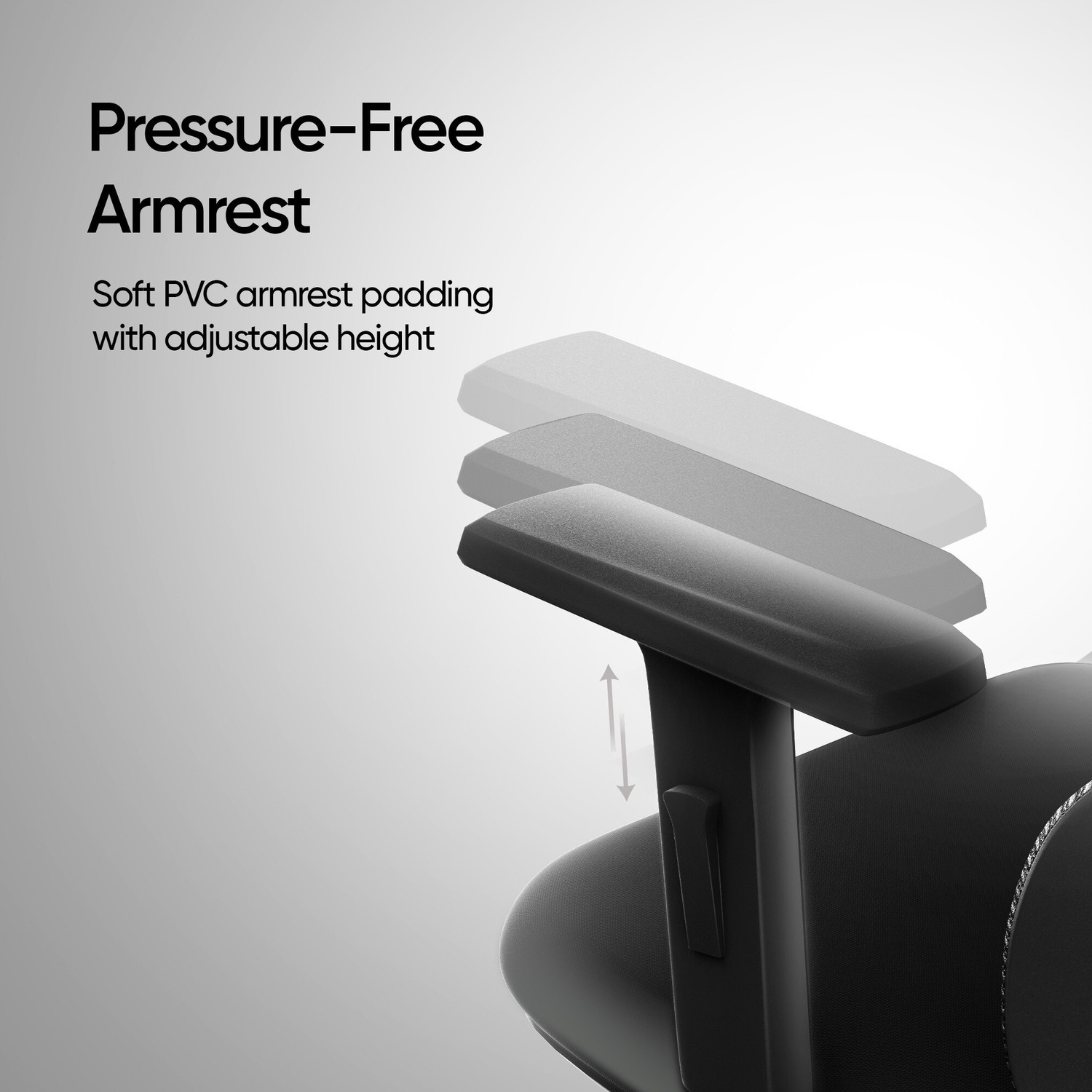 Image of Frido AeroMesh Ergo Chair, Adjustable Armrests & Headrest, 120kg Capacity Mesh Office Adjustable Arm Chair (Black, Knock Down)
