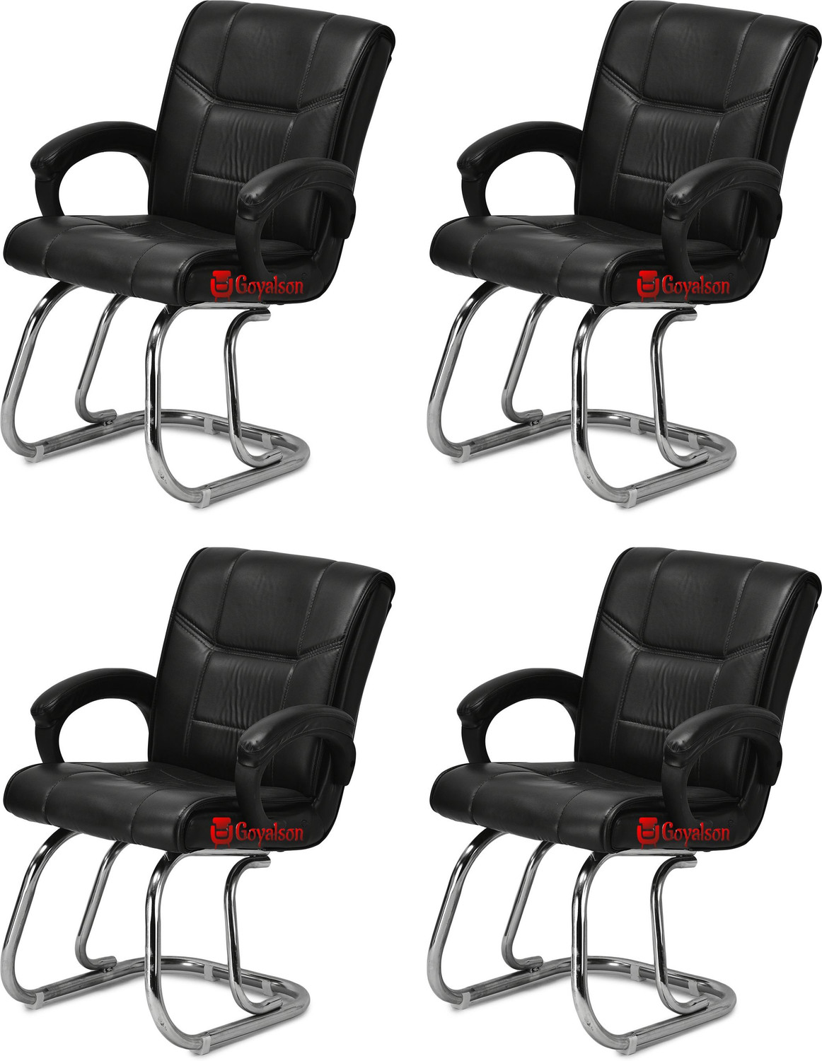 Image of Furnix NA Office Adjustable Arm Chair (Sliver, Black, DIY(Do-It-Yourself))