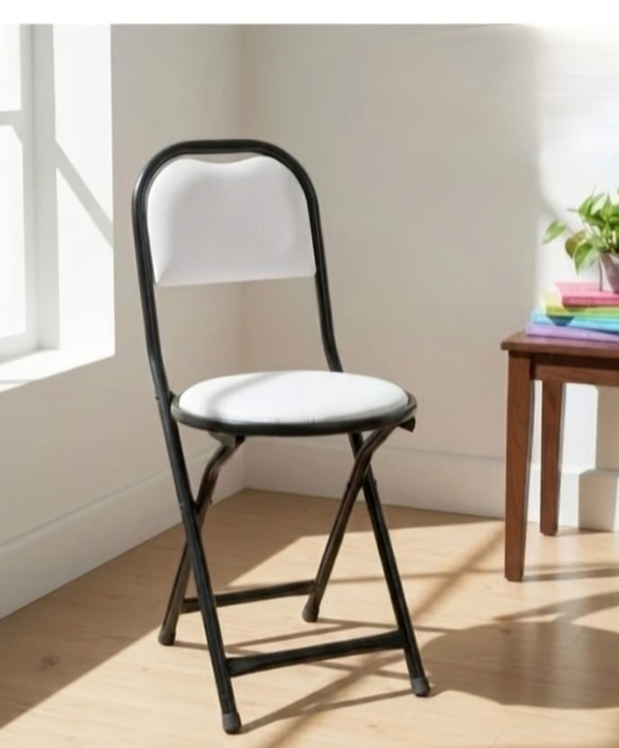 Image of Pace-Innovations Cotton Study Folding Chair (Black, Pre-assembled)