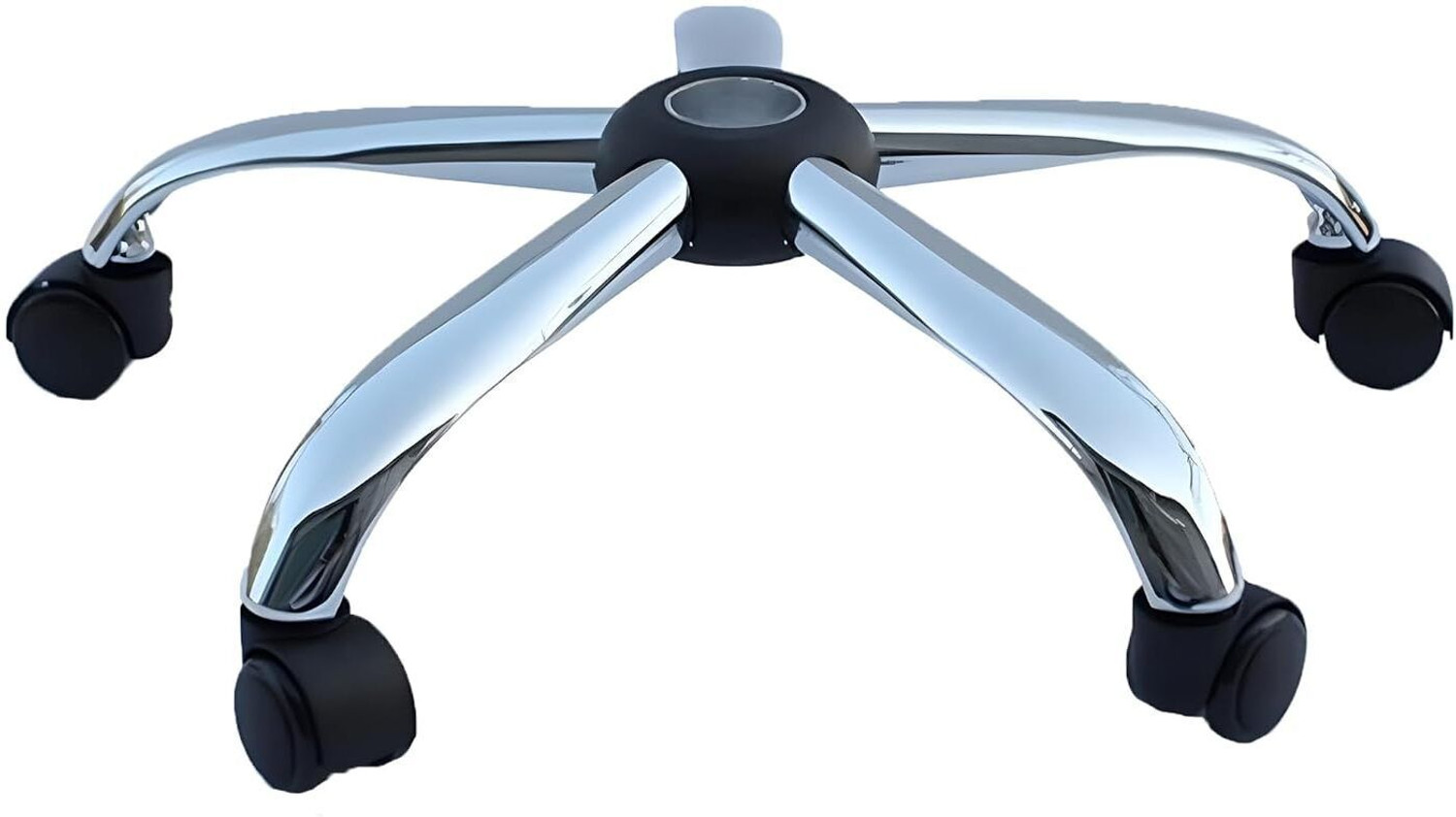 Image of Furnix NA Office Adjustable Arm Chair (Sliver, Black, DIY(Do-It-Yourself))