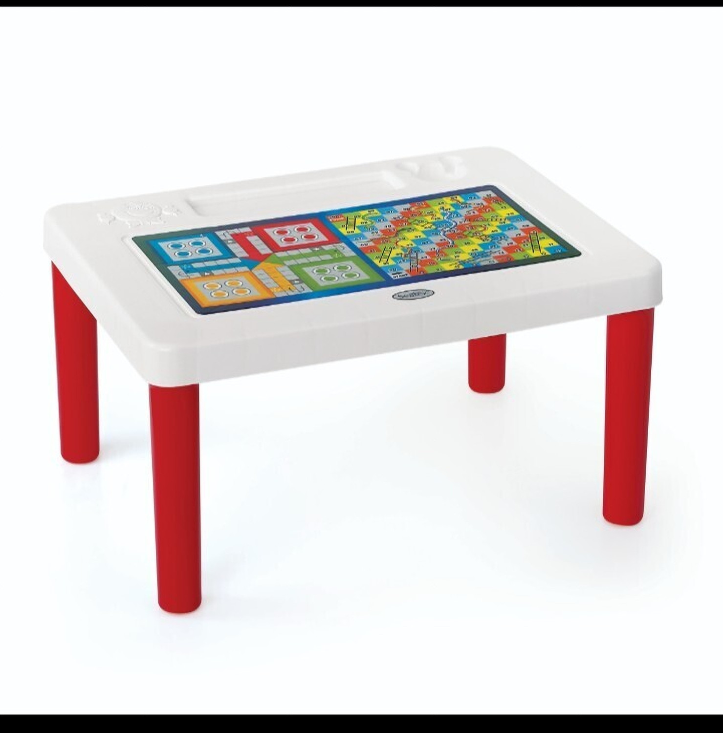 Image of Supreme Plastic Study Table (Free Standing, Finish Color - RED, DIY(Do-It-Yourself))