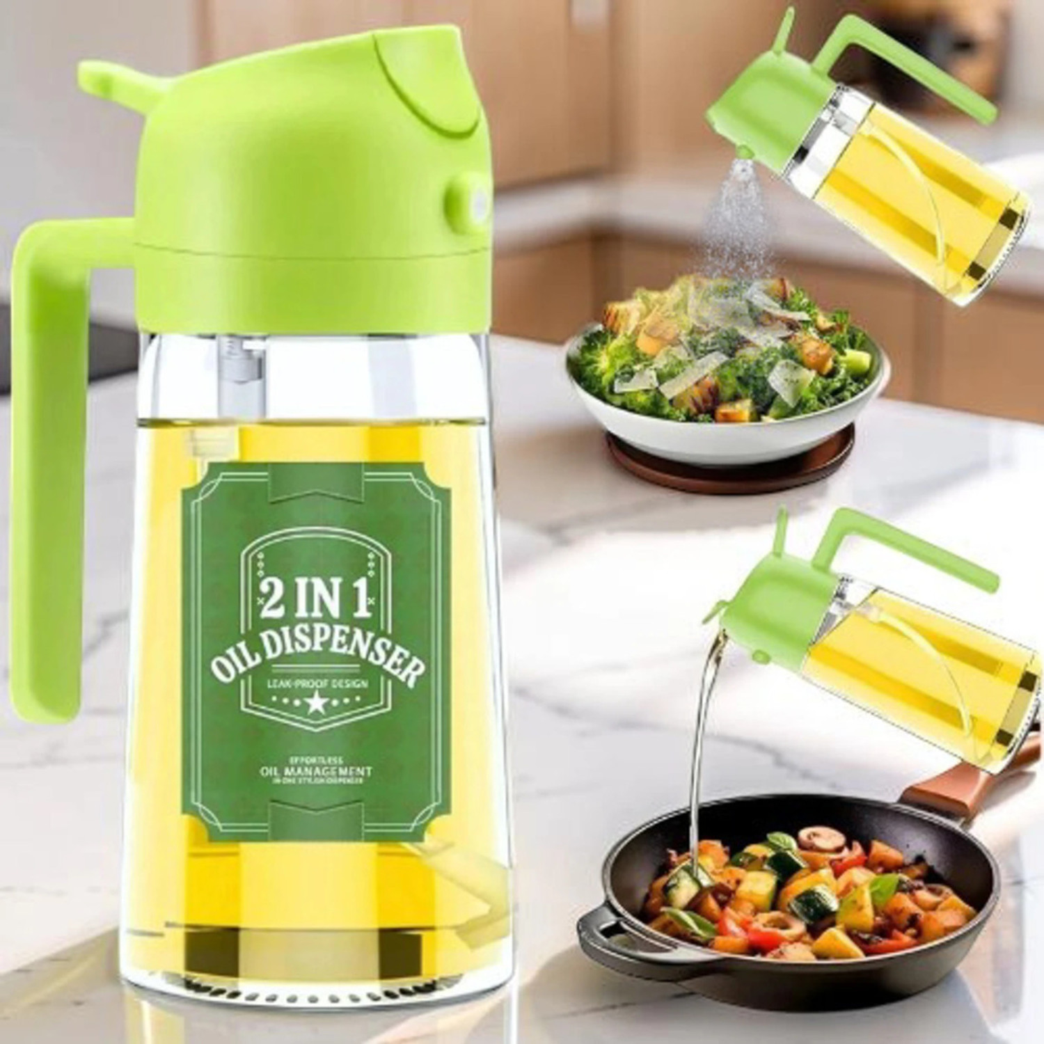 Image of Apeiron 1000 ml Cooking Oil Dispenser (Pack of 1)