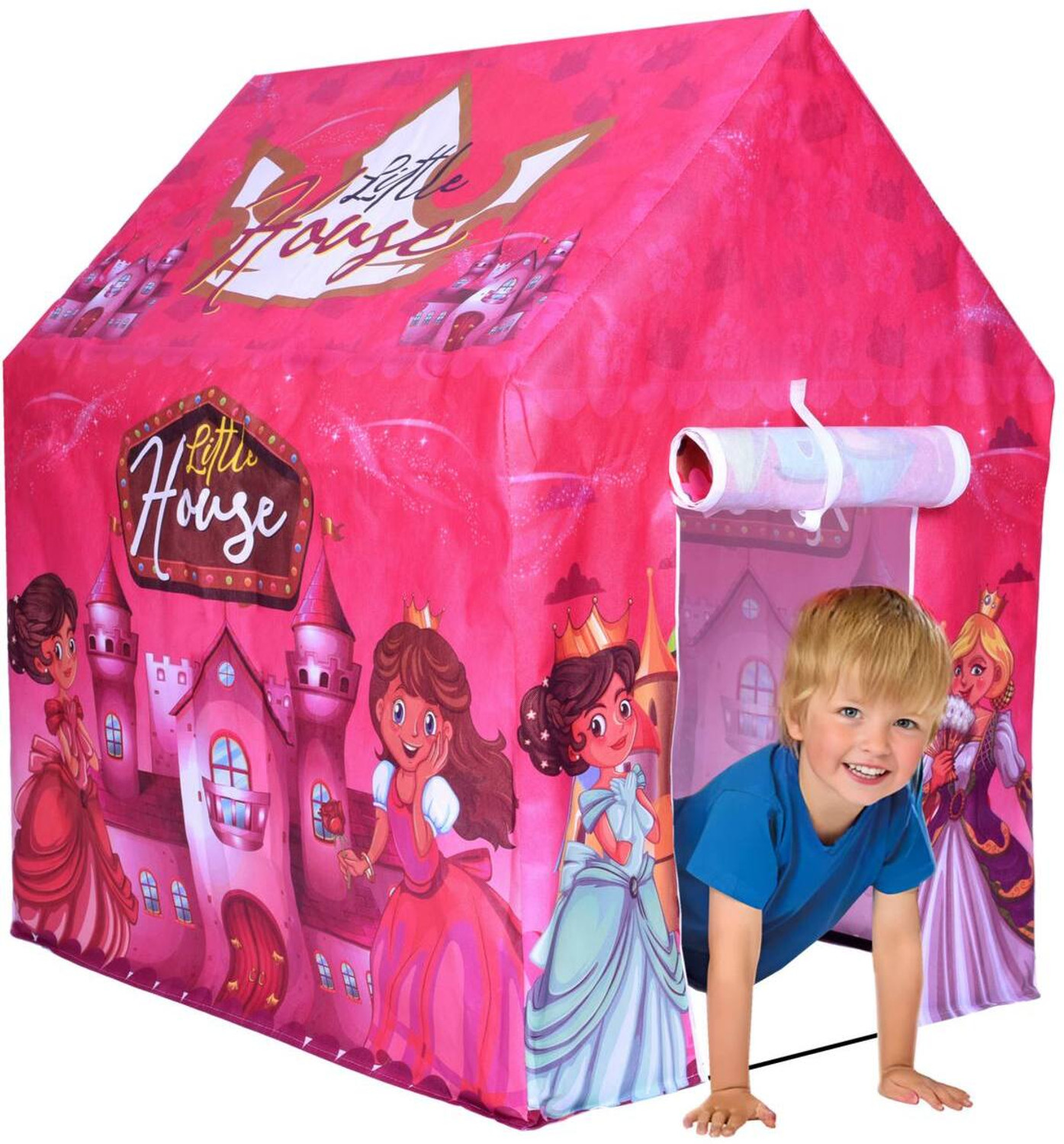 Image of Gurukrupa International Jumbo Size Extremely Light Weight Kids Play Tent House for 3-13 Year Old Girls and Boys (Multicolor)