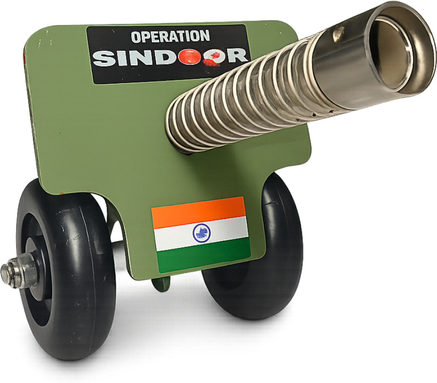 Flowguard Mini Cannon Bird Deterrent Device for Agriculture, and Toy for Outdoor Use Only (Green) - Image 1