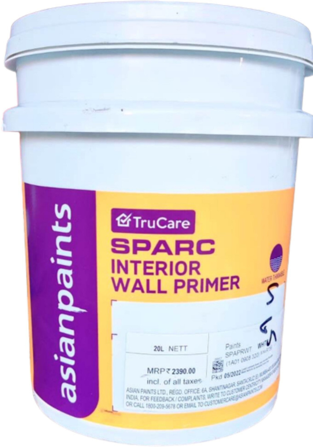 Image of Prishyam Exterior & Interior Wall Primerwith High Coverage with Long-Lasting Protection White Emulsion Wall Paint (10 L)