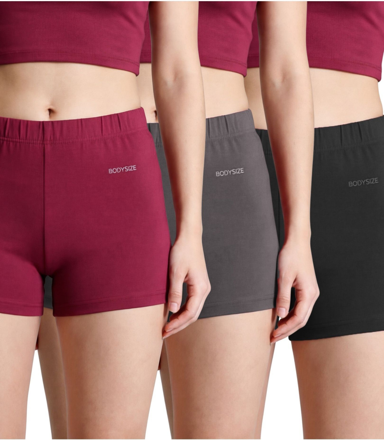 Image of mpdenterprises Pack of 4 Women Boy Short Multicolor Panty