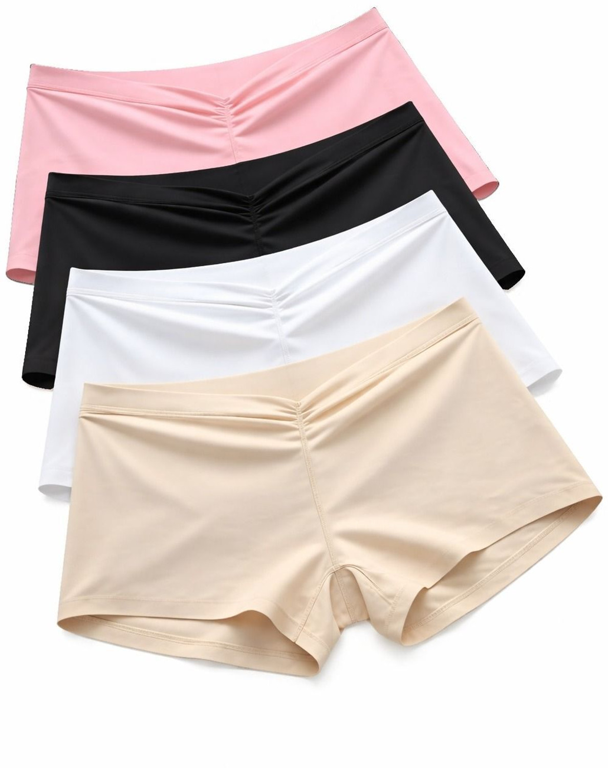 Image of mpdenterprises Pack of 4 Women Boy Short Multicolor Panty