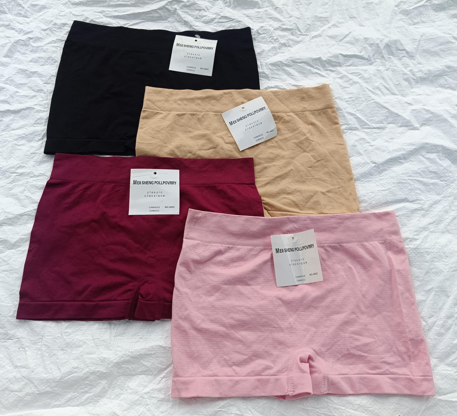 Image of jocker Pack of 5 Women Boy Short White, Pink, Grey, Red, Dark Blue Panty