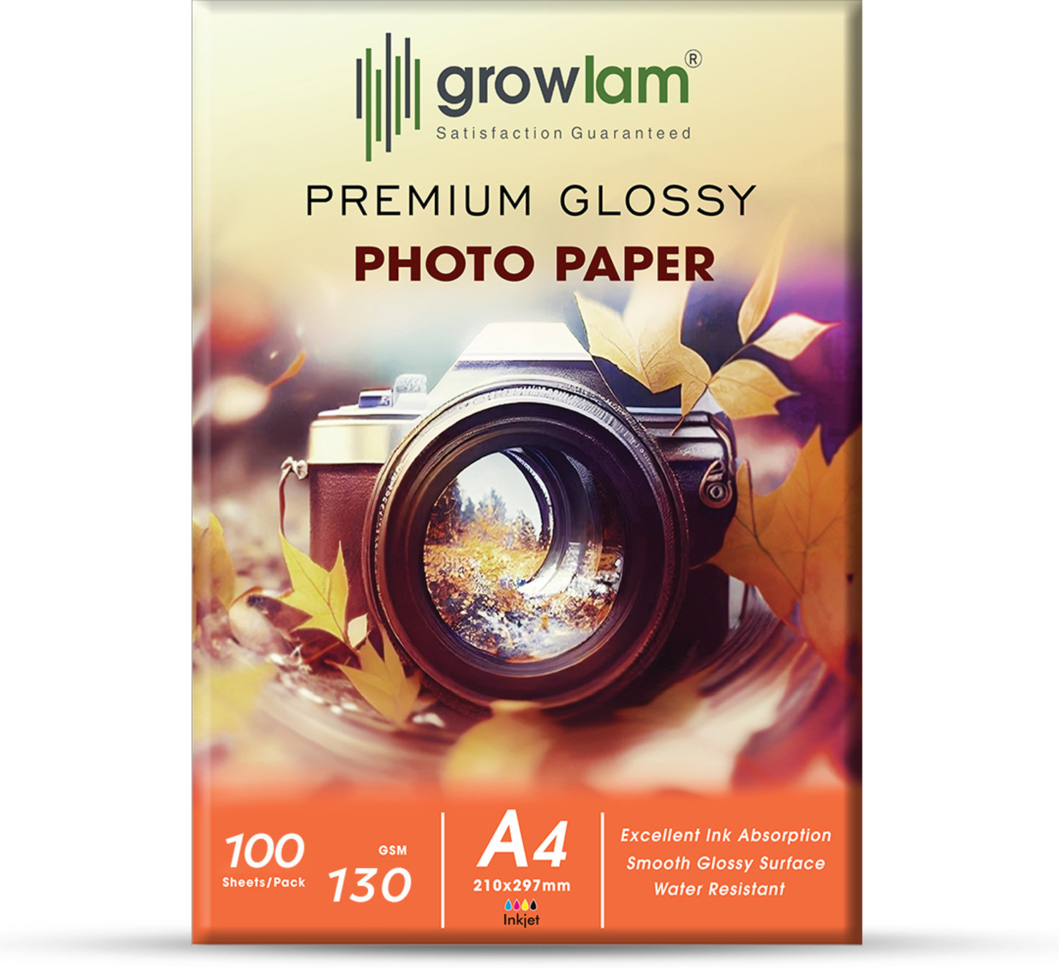 Image of Dizishop NTR PVC Sheets Both side Printable 4X6 Inches 170 gsm Inkjet Paper (Set of 100, White)