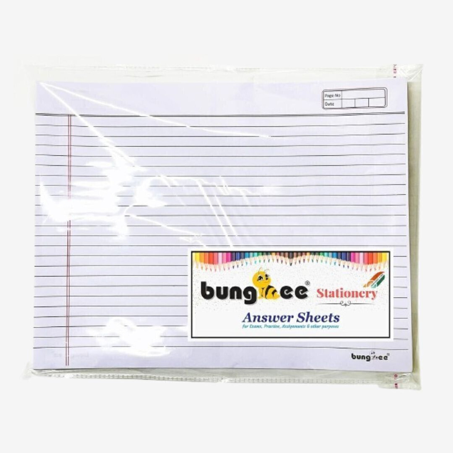 Image of Double A Unruled A3 70 gsm A3 Paper (Set of 5, White)