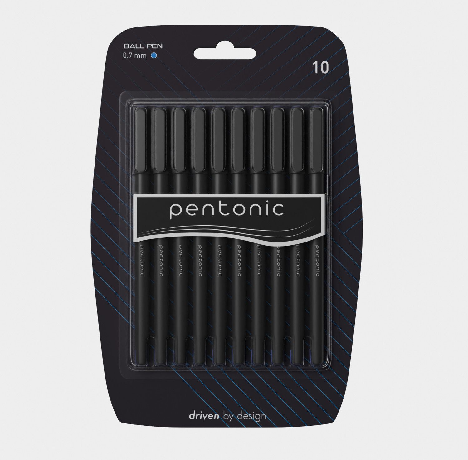 Image of LINC PENTONIC 10 Ball Pen (Pack of 10, Ink Color - Black)
