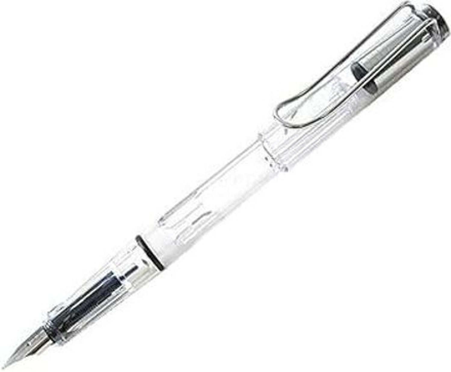 Image of Ledos SET OF 5 Click Eyedropper Demonstrator Fountain Pen Marbled Cap Iridium Nib New Fountain Pen (Pack of 5, Ink Color - Blue)