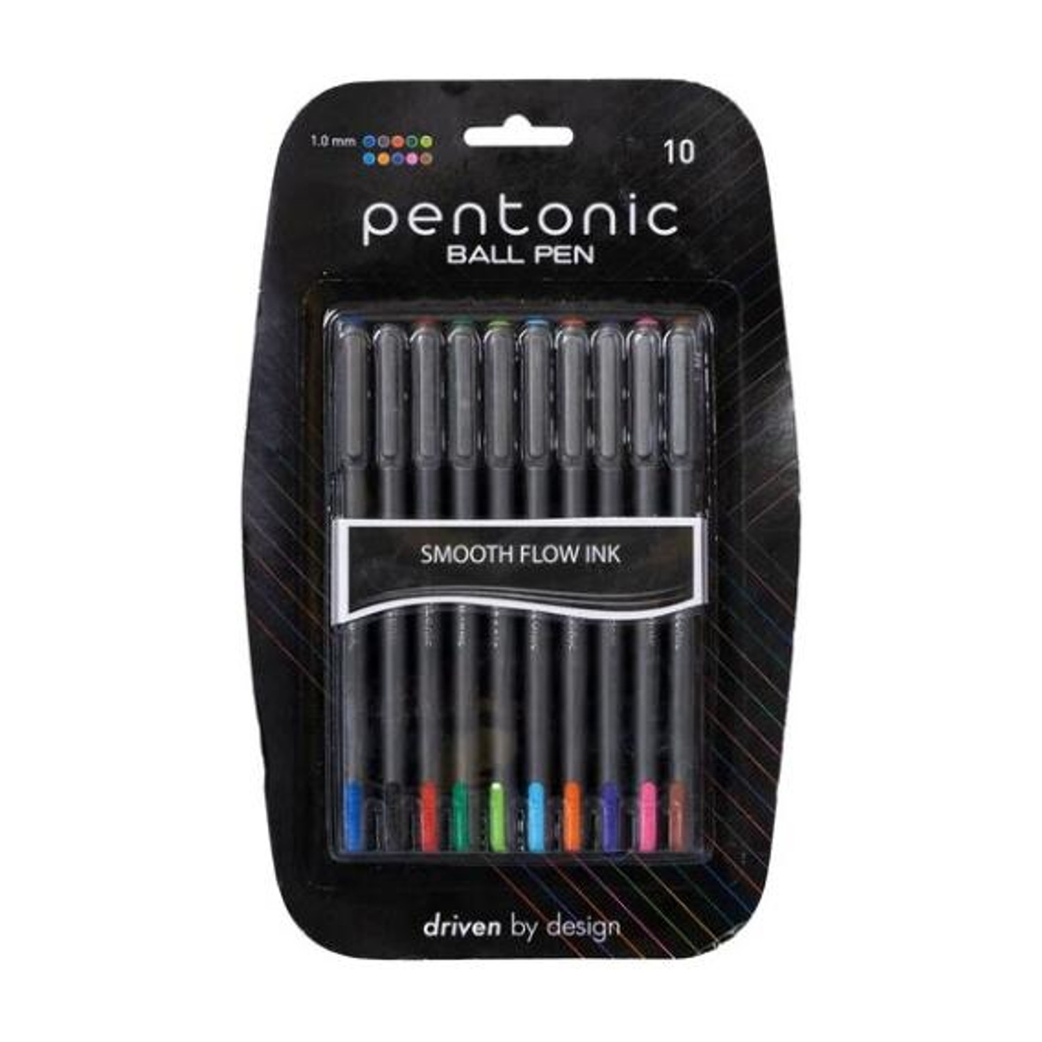 Image of LINC PENTONIC 10 Ball Pen (Pack of 10, Ink Color - Black)
