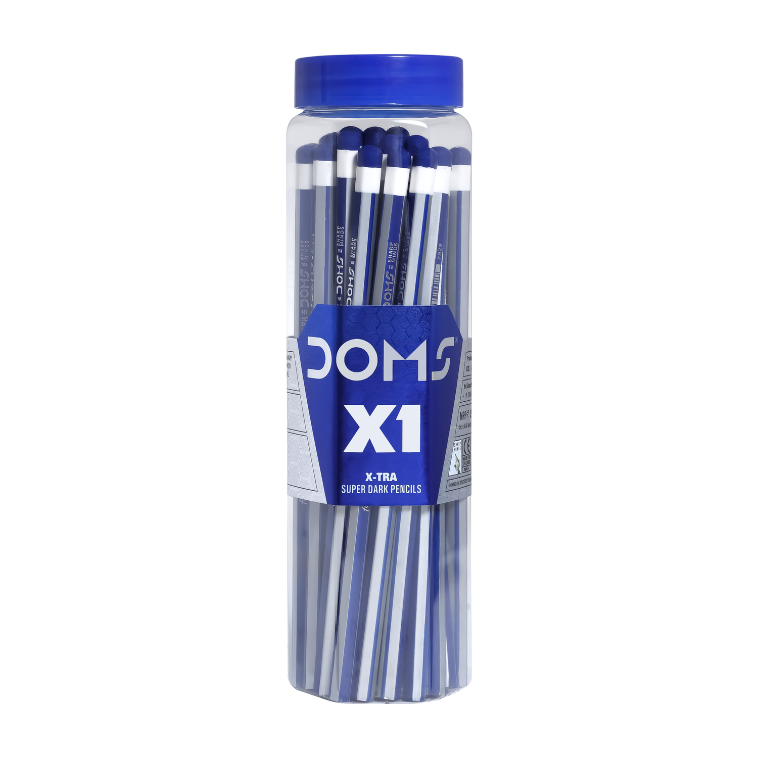 Image of Sloies Extra Dark Triangular Shape Eco Friendly Pencils (100 Pencils+5 Sharpener) Pencil (Set of 100, Multicolor)