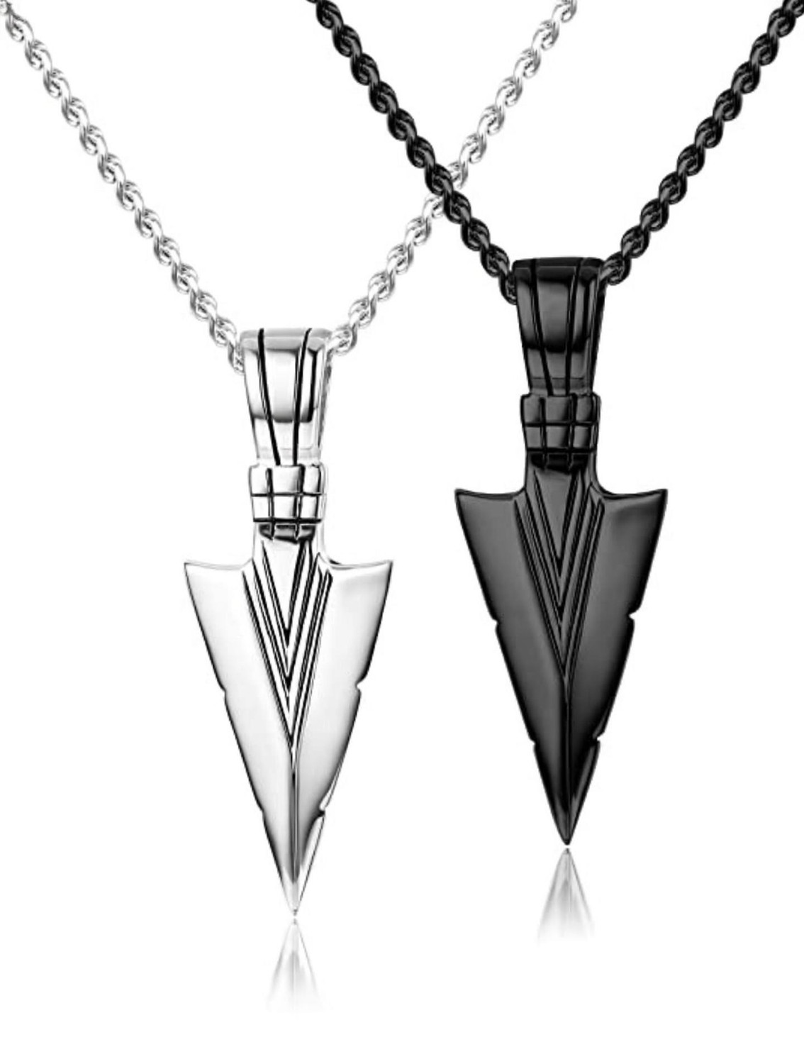 accessoo Silver Black Men Pendant - Image 1
