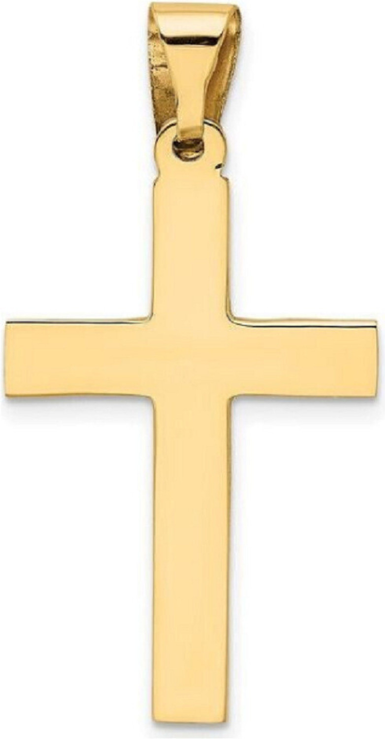 Image of Ceylonmine01 Golden Jesus Cross Pendant Divine Elegance Christian Symbol of Devotion Ornament Gold-plated Brass Pendant