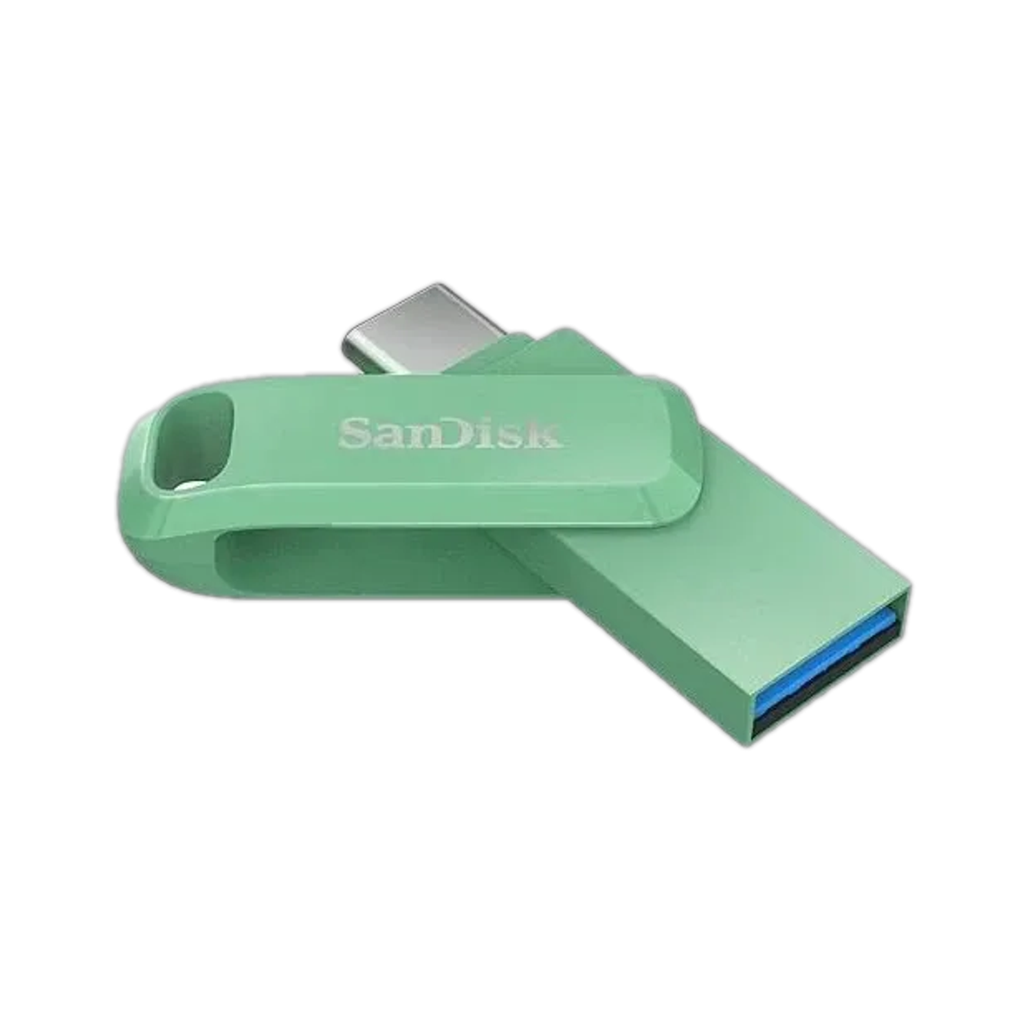 Image of SanDisk SDDDC4-256G-I46PD-MLAY-IN 256 GB OTG Drive Compatible with Mobile, Desktop Computer, Laptop, Tablet USB 3.2 Metal Case (Silver, Type A to Type C)
