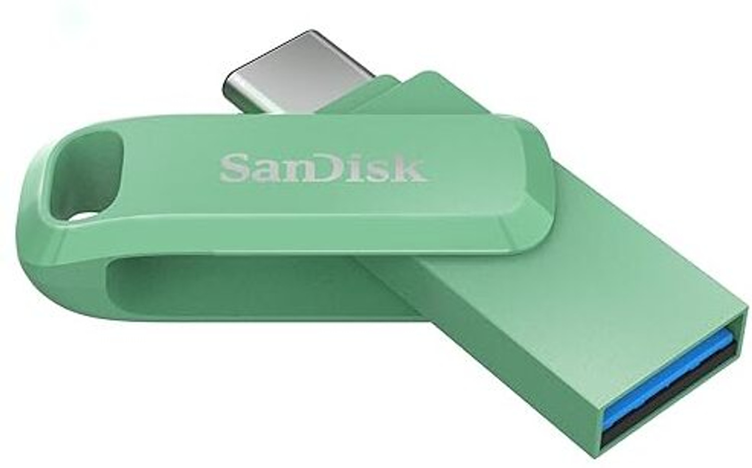 Image of SanDisk SDDDC4-256G-I46PD-MLAY-IN 256 GB OTG Drive Compatible with Mobile, Desktop Computer, Laptop, Tablet USB 3.2 Metal Case (Silver, Type A to Type C)