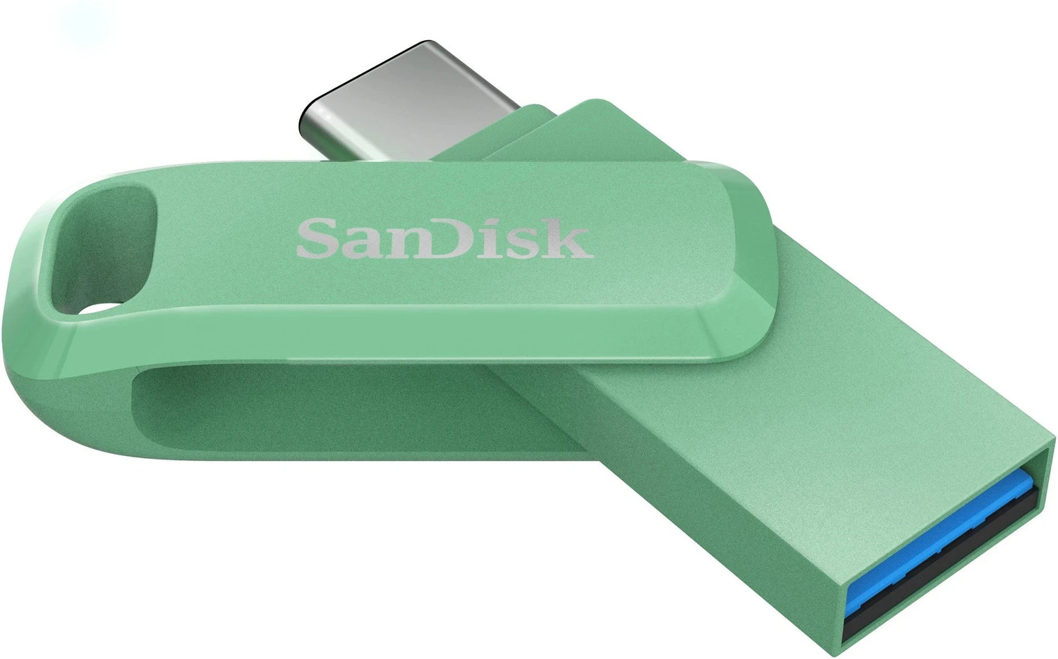 Image of SanDisk SDDDC4-256G-I46PD-MLAY-IN 256 GB OTG Drive Compatible with Mobile, Desktop Computer, Laptop, Tablet USB 3.2 Metal Case (Silver, Type A to Type C)