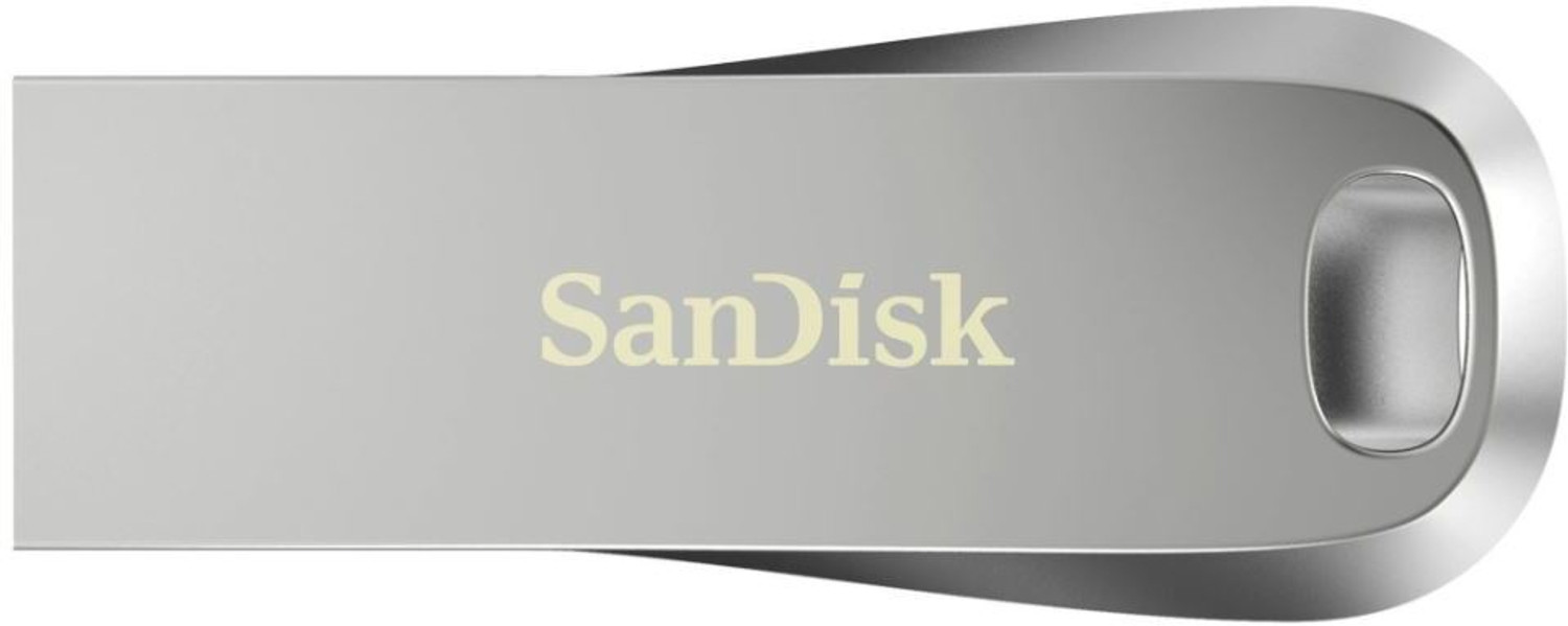 Image of SanDisk Ultra Luxe USB 3.1 Metal Case 128 GB Pen Drive Compatible with Desktop Computer, Laptop, Television USB 3.1 Metal Case (Silver)
