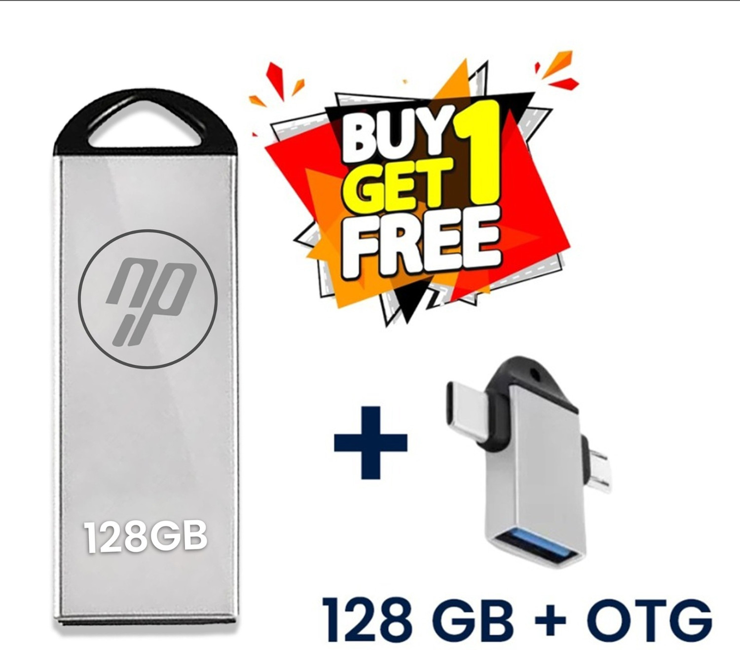 npstar 128GB 3in1 OTG Pendrive - Image 2