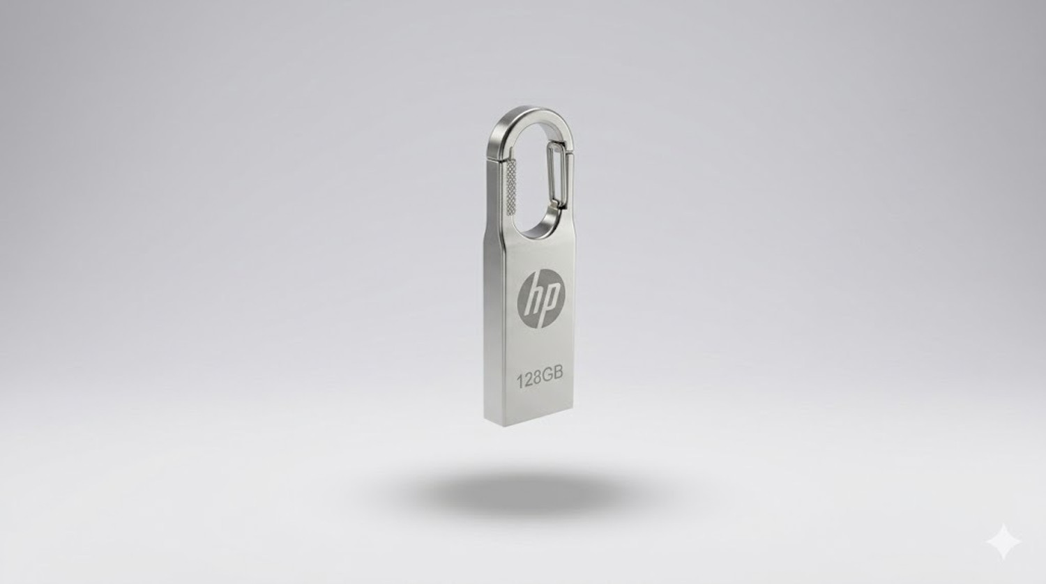 Image of HP 128 GB Pen Drive V220w pendrive 128 GB Pen Drive Compatible with Audio Player, Desktop Computer, Gaming Console, Laptop, Mobile, Netbook, Tablet, Television USB 2.0 Metal Case (Silver)