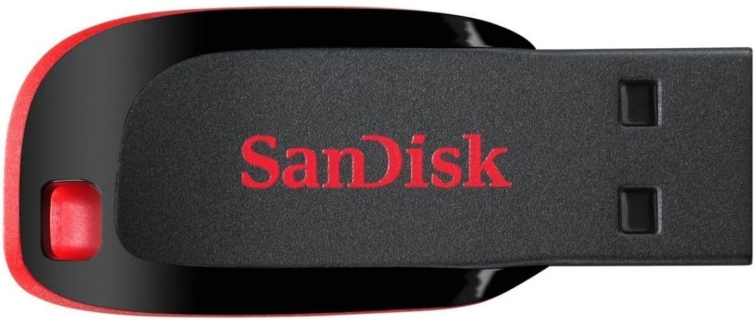 Image of SanDisk Easy to Use Pendrive 8 GB Pen Drive Compatible with Laptop, Desktop Computer USB 2.0 Plastic Case (Red)