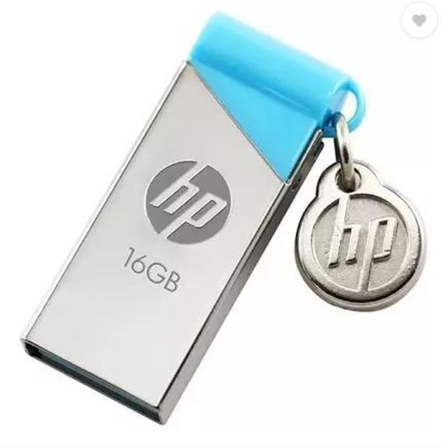 Image of HP HFD0215-32G 32 GB Pen Drive Compatible with Laptop, Audio Player, Tablet, Television, Desktop Computer USB 3.0, USB 2.0 Metal Case (Silver)