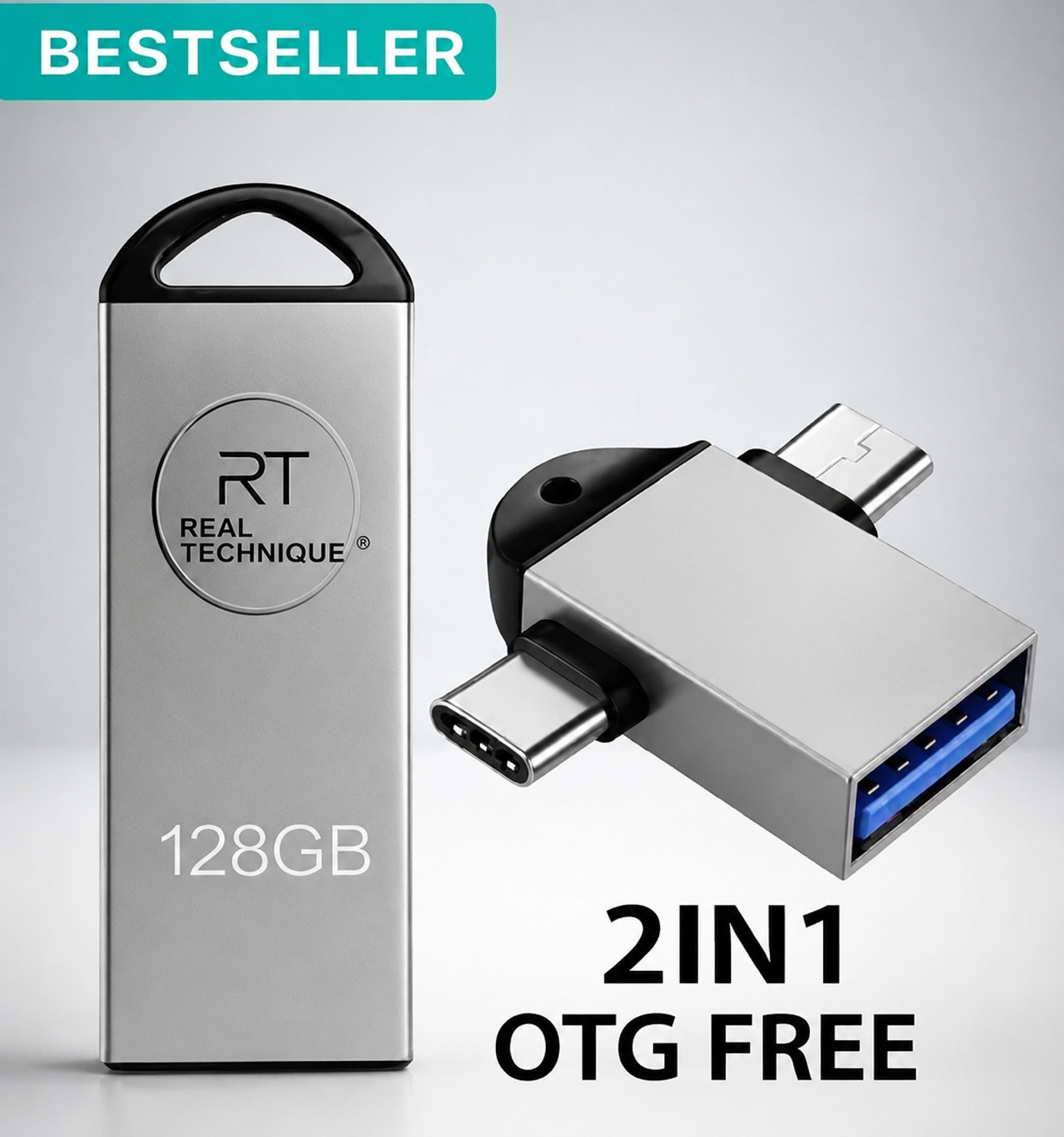 Real Technique M220 128GB Pen Drive - Image 1