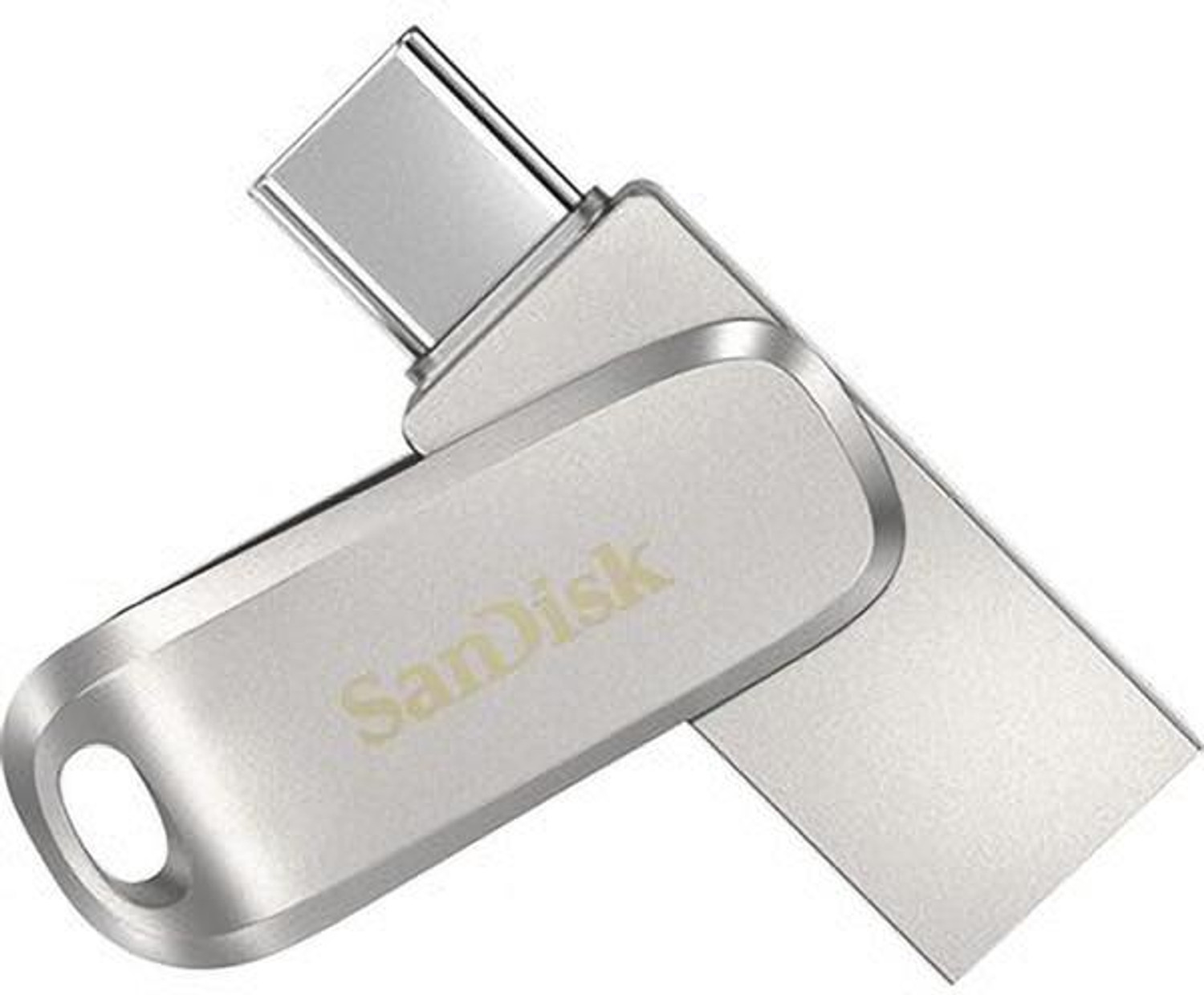 Image of SanDisk USB 3.1 Flash Drive 64 GB Pen Drive Compatible with Laptop, Desktop Computer USB 3.1 Metal Case (Silver)