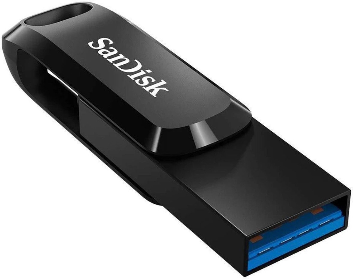 Image of SanDisk Ultra Dual Drive 256 GB OTG Drive Compatible with Netbook, Mobile USB 2.0 Plastic Case (Black, Type C)