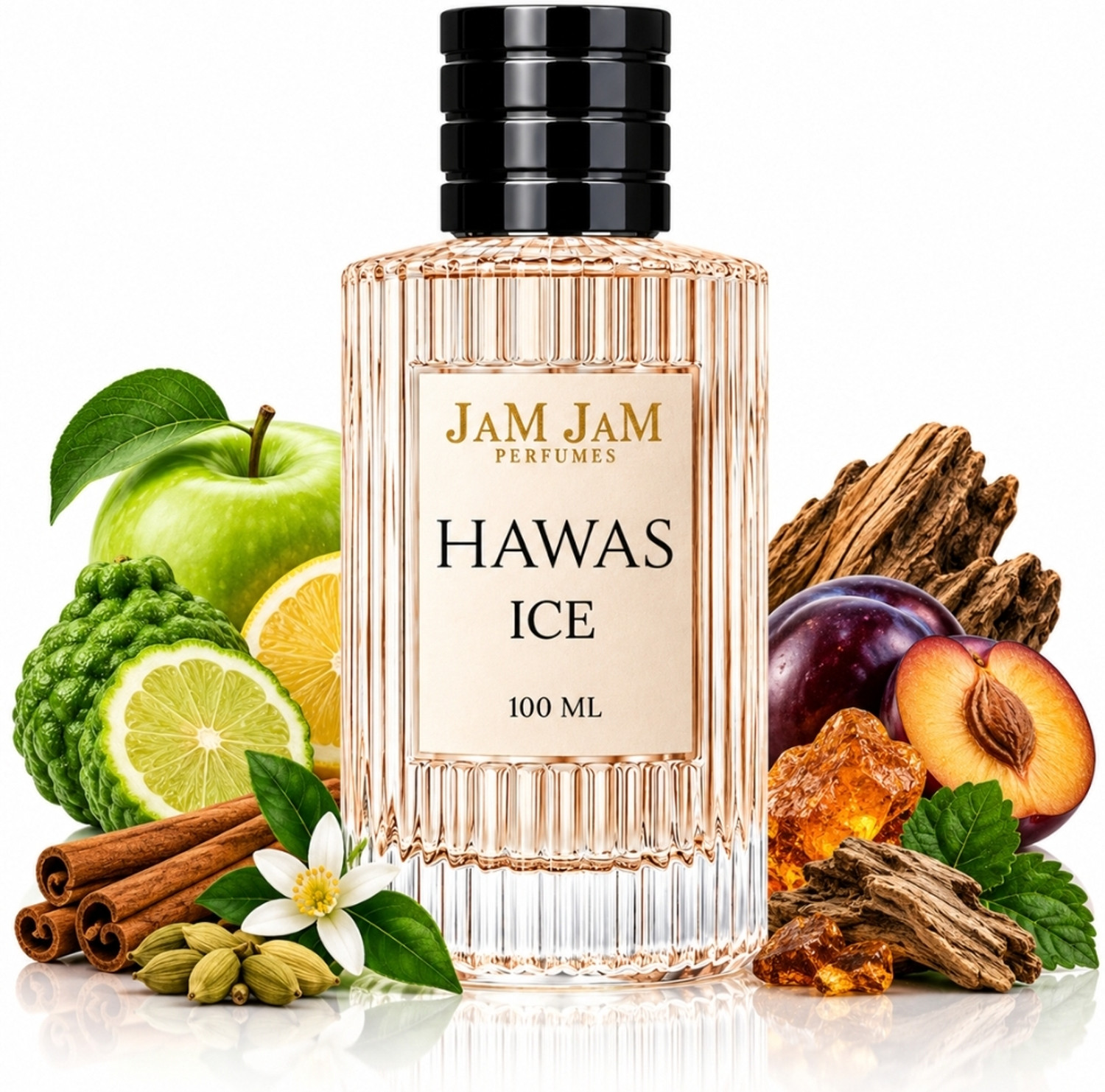 JAM JAM PERFUMES JAM JAM Hawas Ice Eau De Parfum 100 ML for Men & Women Eau de Parfum - 100 ml (For Men & Women) - Image 1