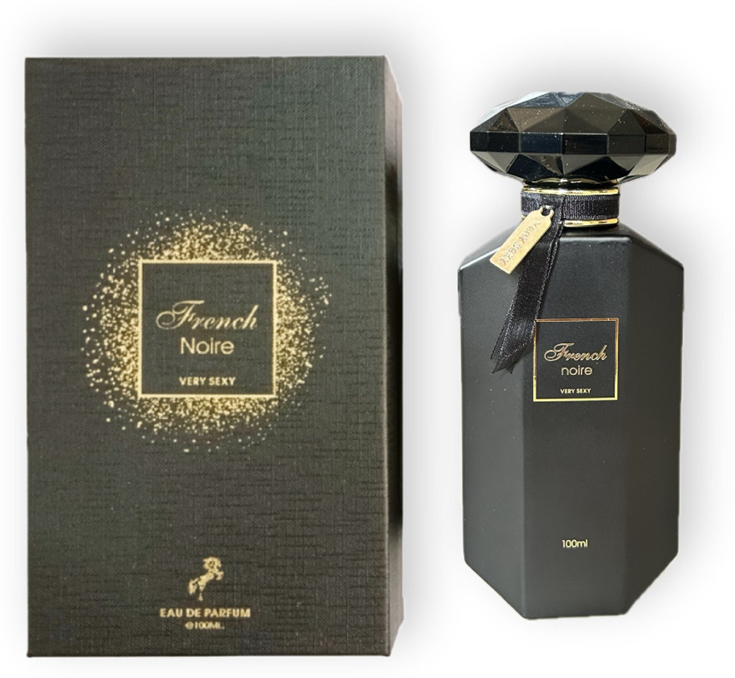 Image of oveo French Noire (Black) EAU DE PARFUM Eau de Parfum - 100 ML (Men & Women) Perfume - 100 ml (For Men & Women)